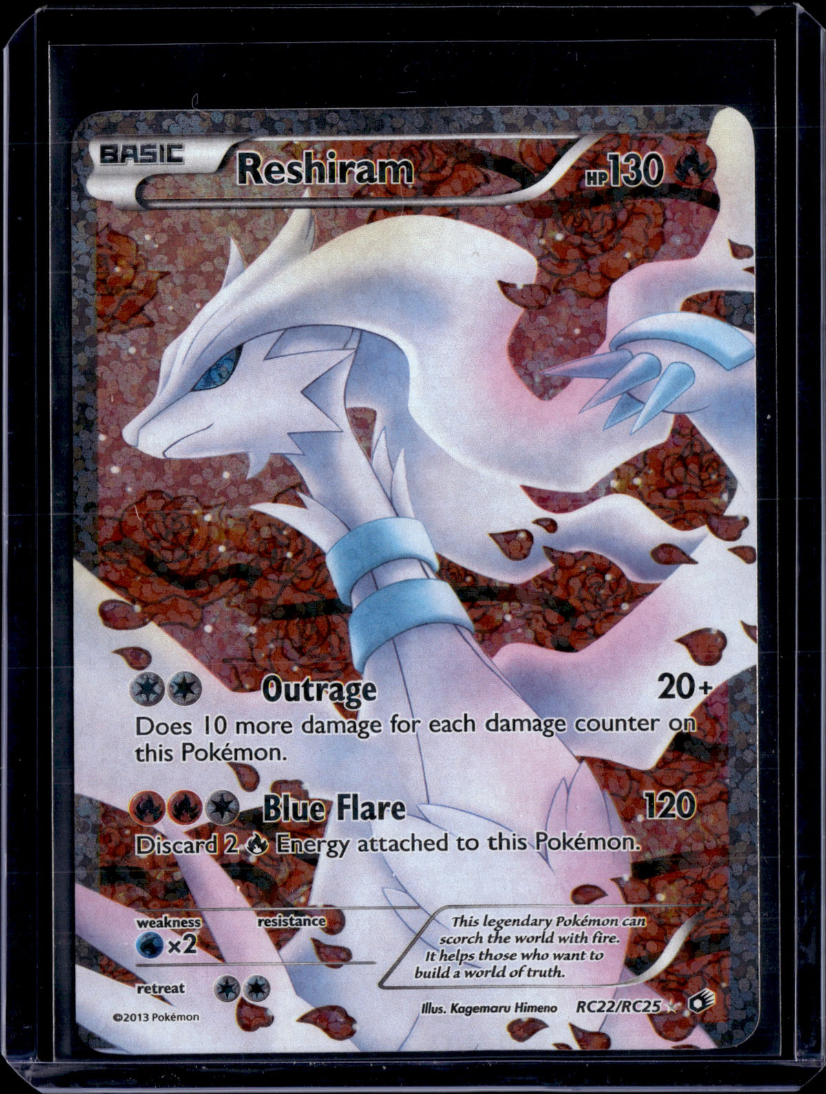2013 Legendary Treasures: Radiant Collections Reshiram (Full Art) Ultra Rare