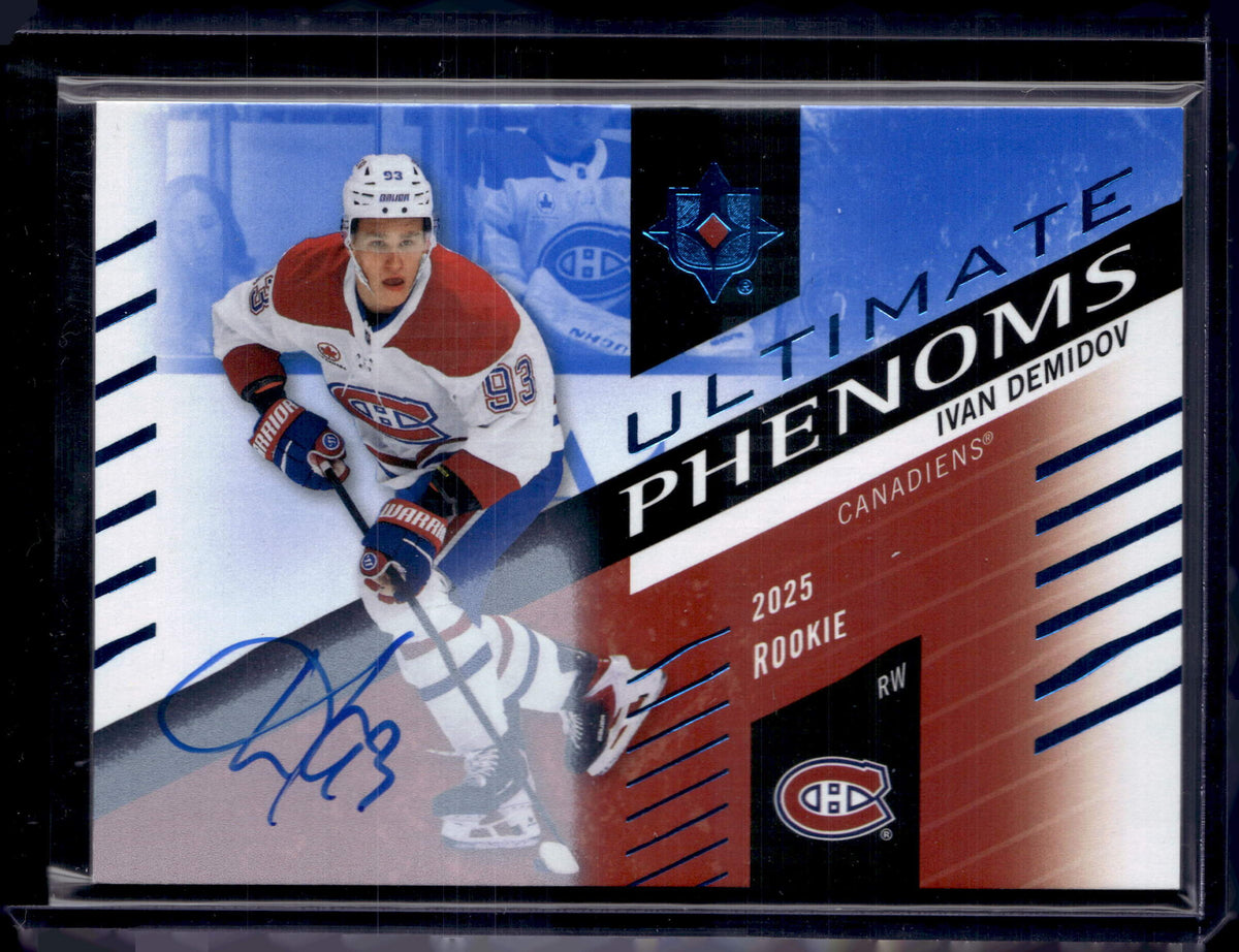 2025-26 Upper Deck Ultimate Phenoms Ivan Demidov Auto