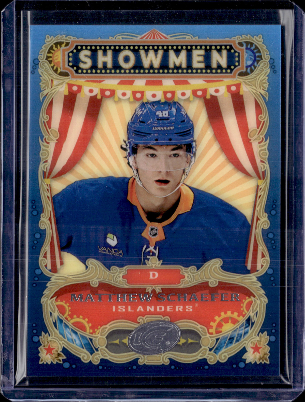 2025-26 Upper Deck Ice Showmen Matthew Schaefer #SM-25