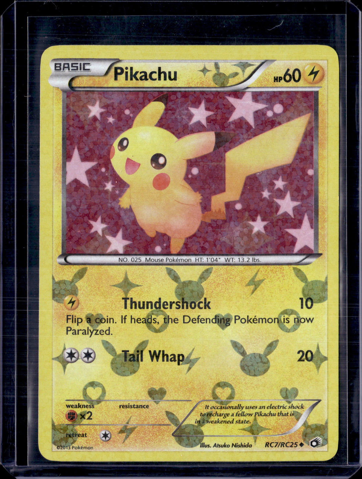 2013 Legendary Treasures Radiant Collection Pikachu RC7/RC25