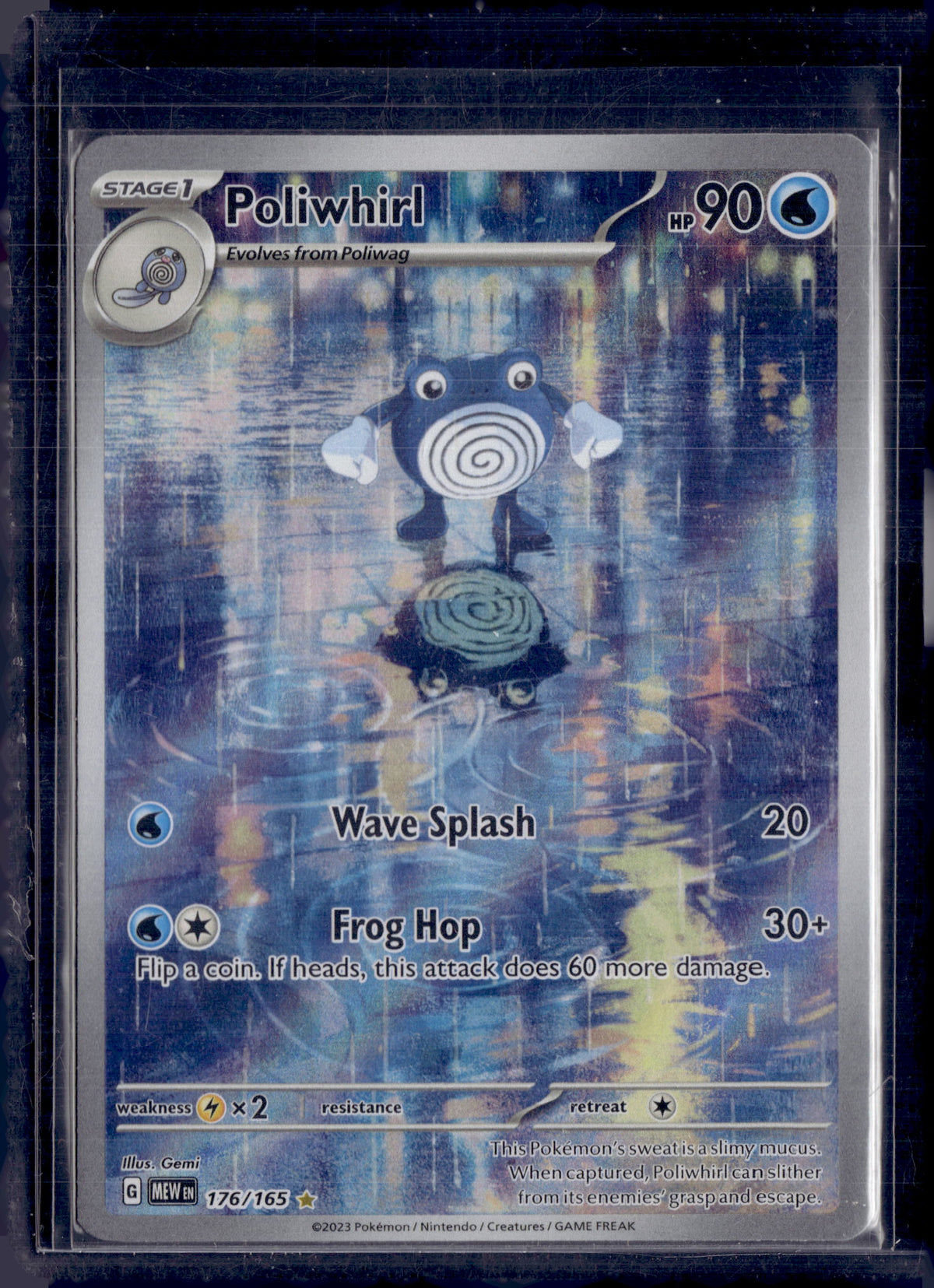 2023 Scarlet & Violet 151 Poliwhirl IR 176/165 (B)