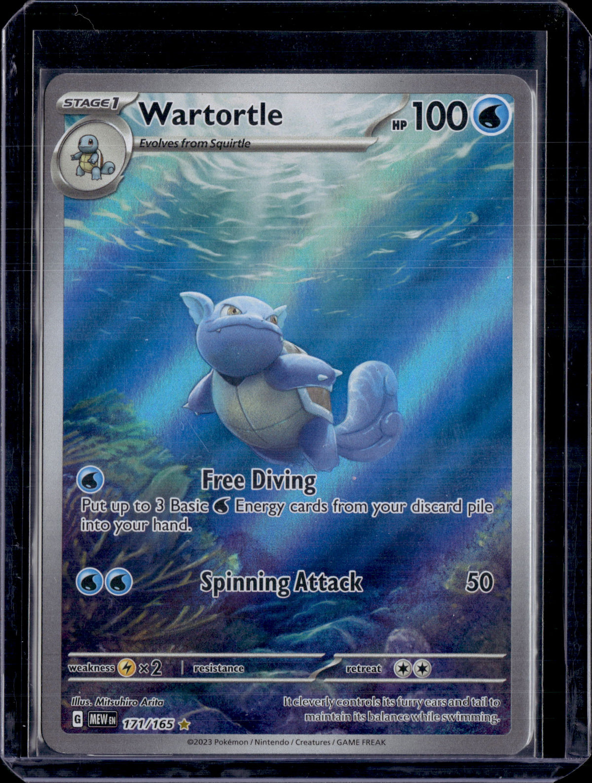 2023 Scarlet & Violet 151 Wartortle IR 171/165 (E)