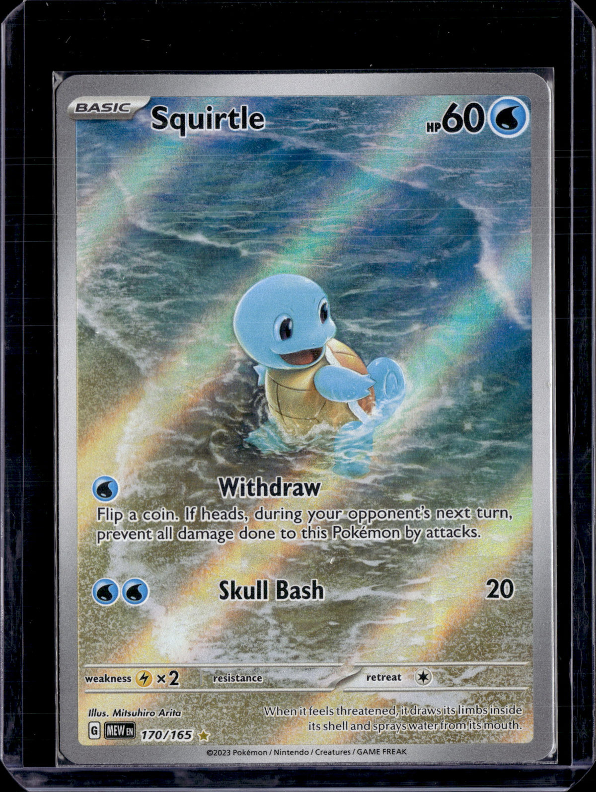2023 Scarlet & Violet 151 Squirtle IR 170/165 (B)