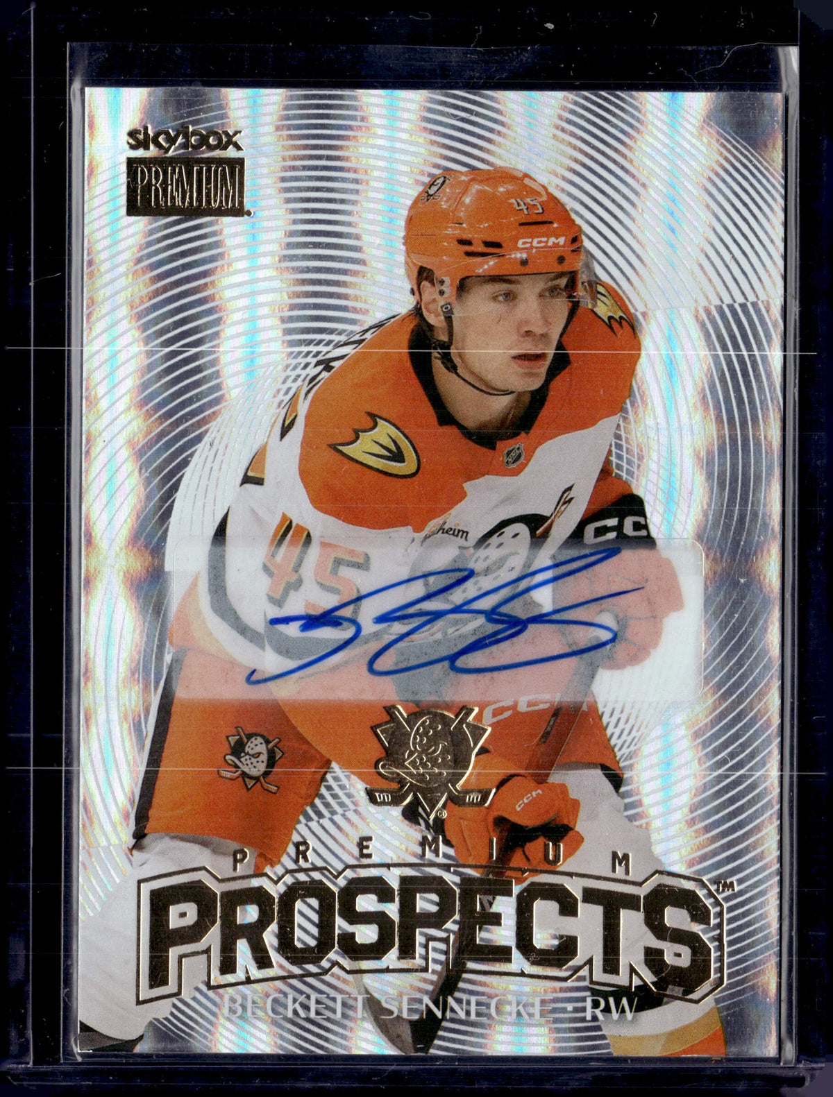 2025-26 Metal Universe Premium Prospect Auto Rookie Beckett Sennecke