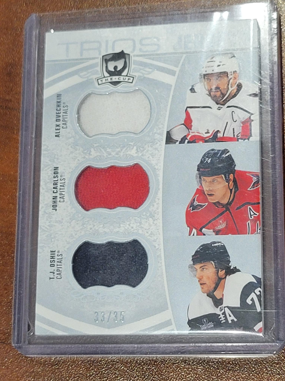 2022 The Cup Trios Ovechkin/Carlson/Oshie /35