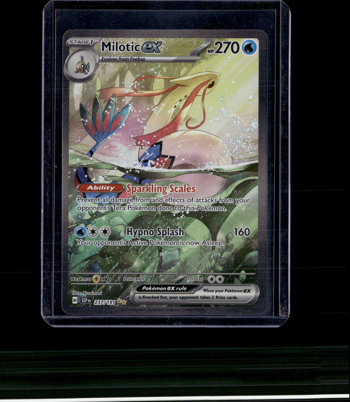 2024 Surging Sparks Milotic ex Special Illustration Rare