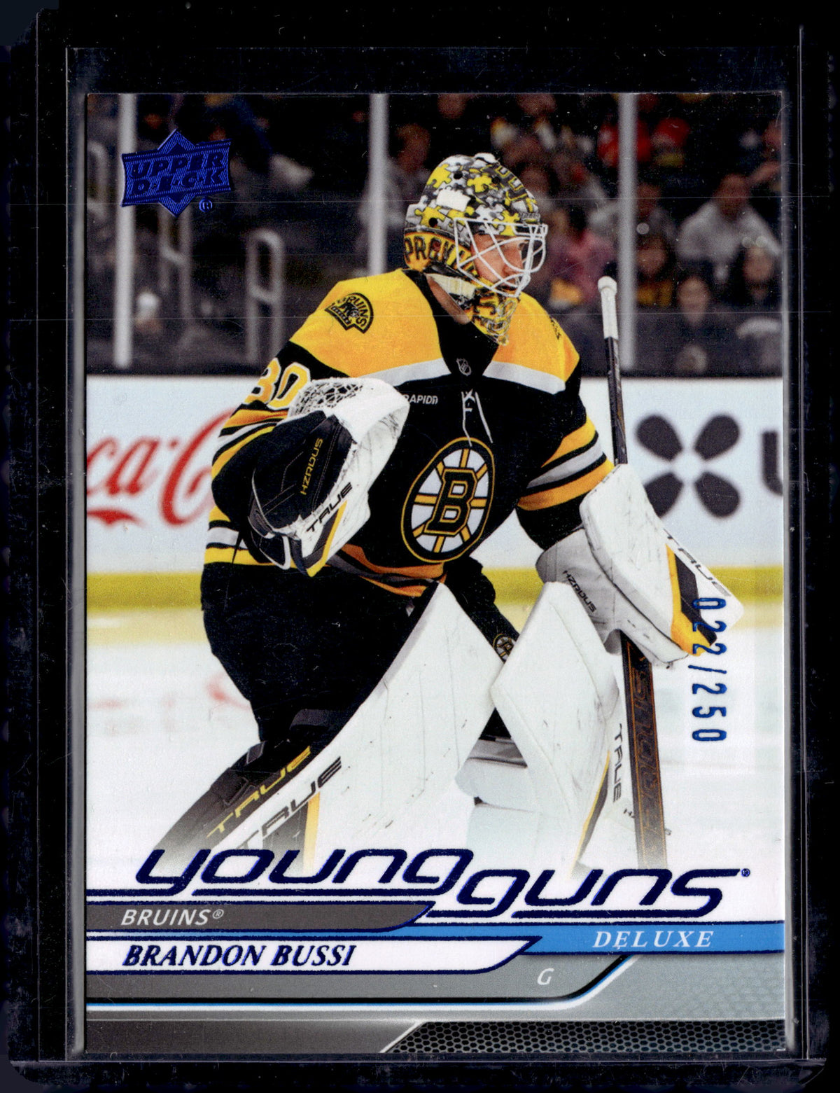 2024-25 Upper Deck Series 2 Young Guns Brandon Bussi #493 Deluxe /250