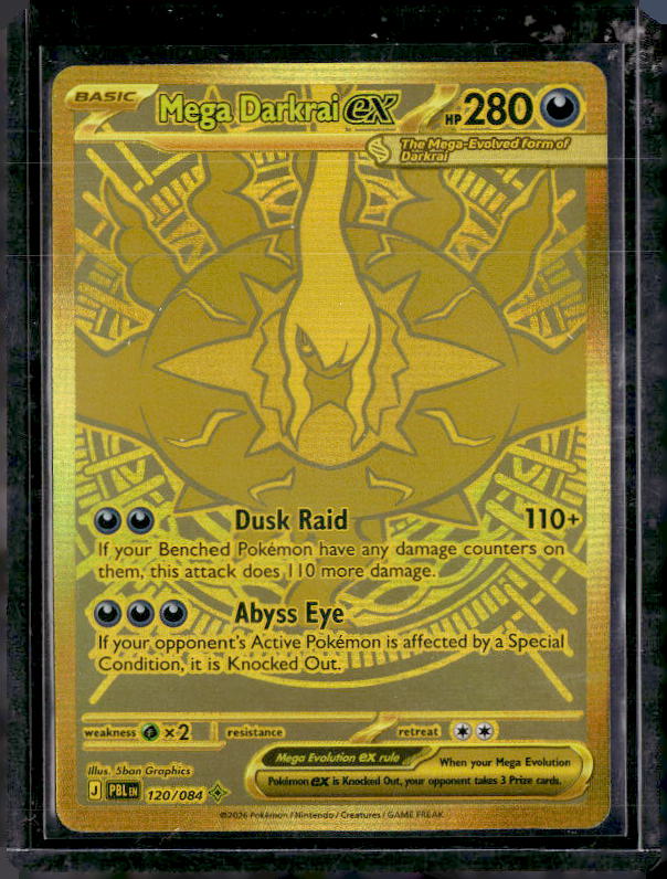 2026 Pokemon Pitch Black Mega Darkrai ex 120/084