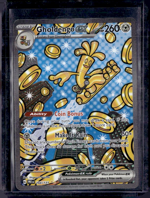 2025 Pokemon Prismatic Gholdengo ex Special Illustration Rare #164/131