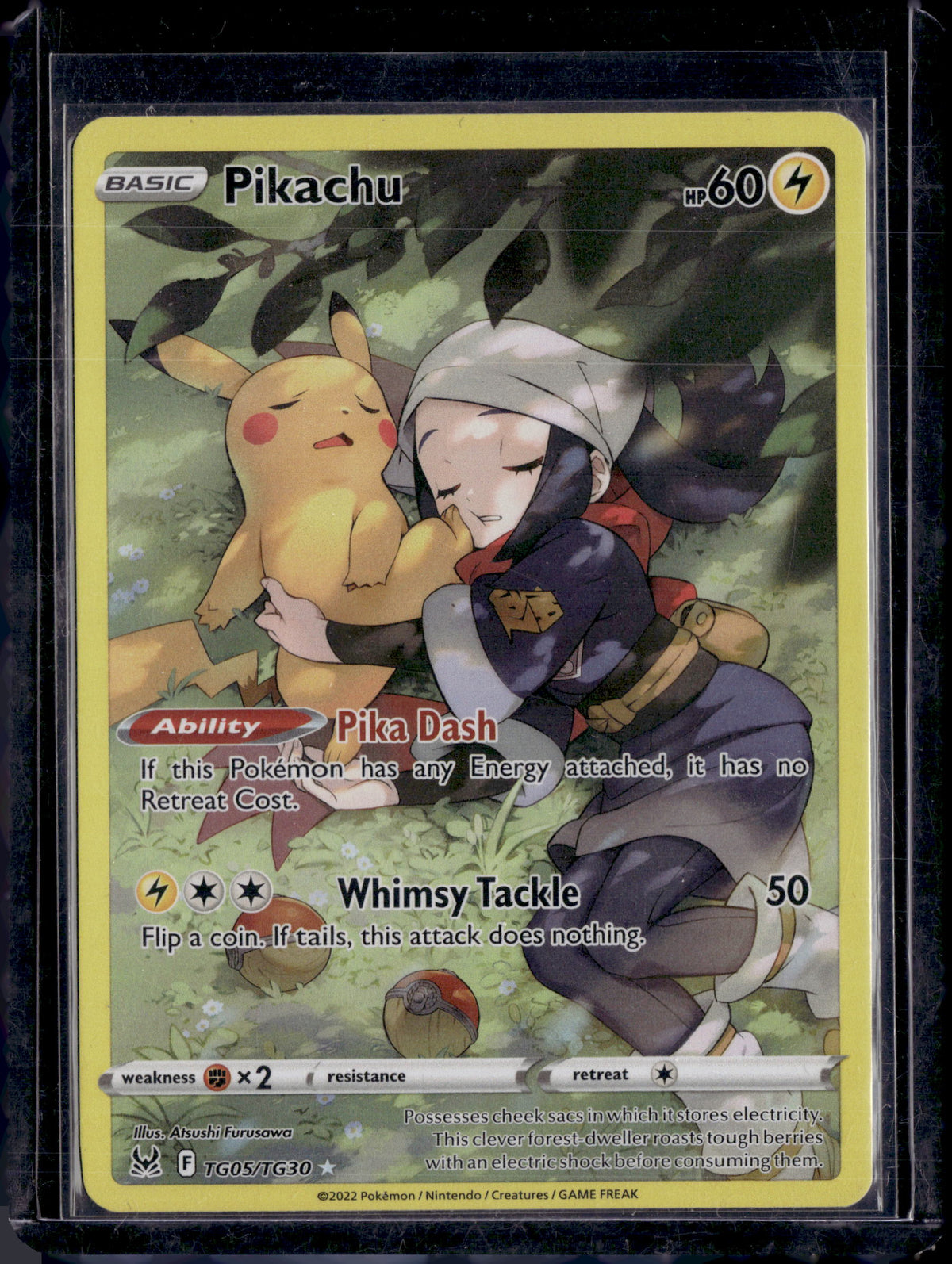 Pikachu Holo Ultra Rare SWSH11: Lost Origin Trainer Gallery TG05/TG30