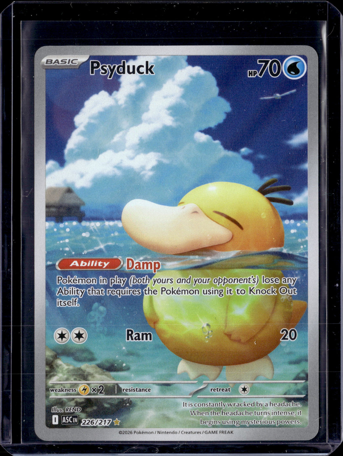 Pokemon Psyduck 226/217 Me: Ascended Heroes Illustration Rare