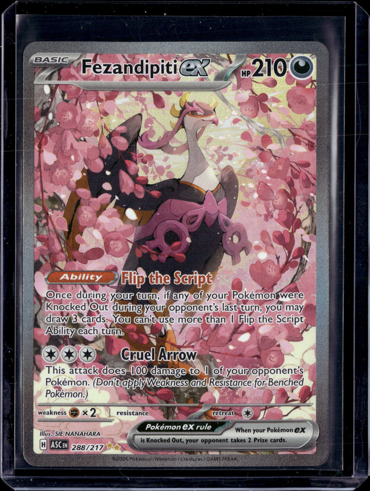Fezandipiti ex 288/217 Ascended Heroes Special Illustration Rare