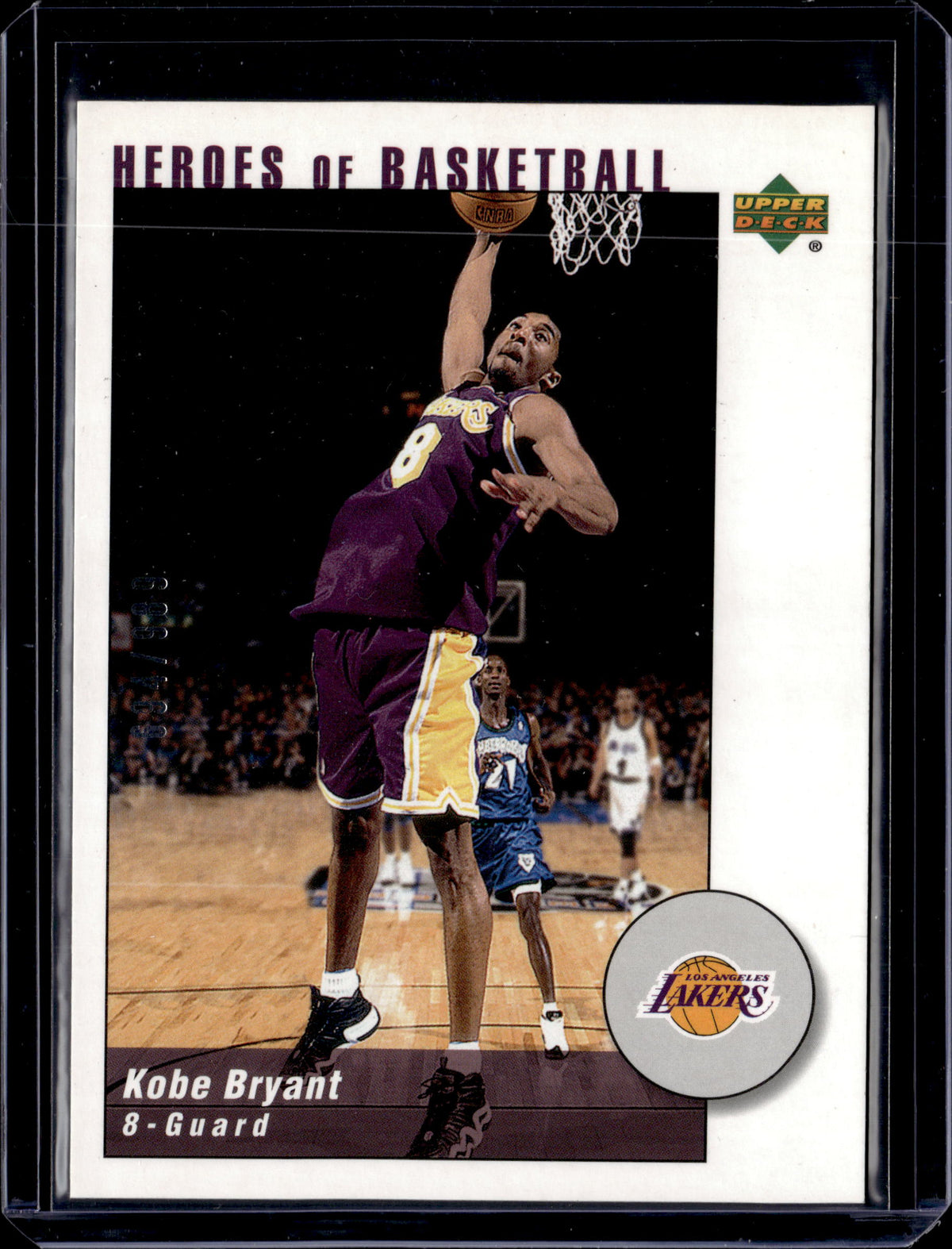 2002-03 Upper Deck Heroes of Basketball KB5 - Kobe Bryant /989