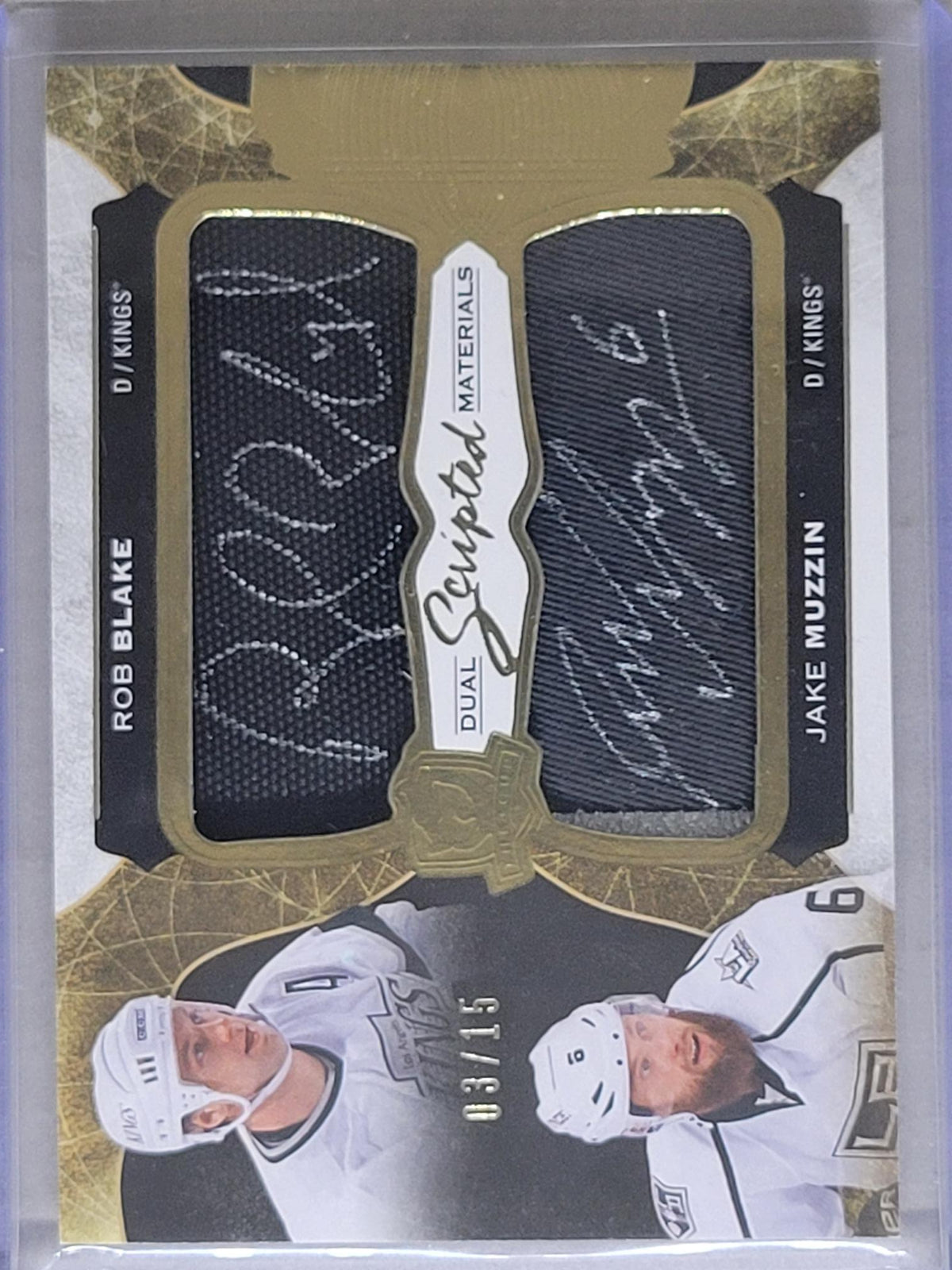 2016-17 The Cup Rob Blake/Jake Muzzin Dual Scripted Materials /15