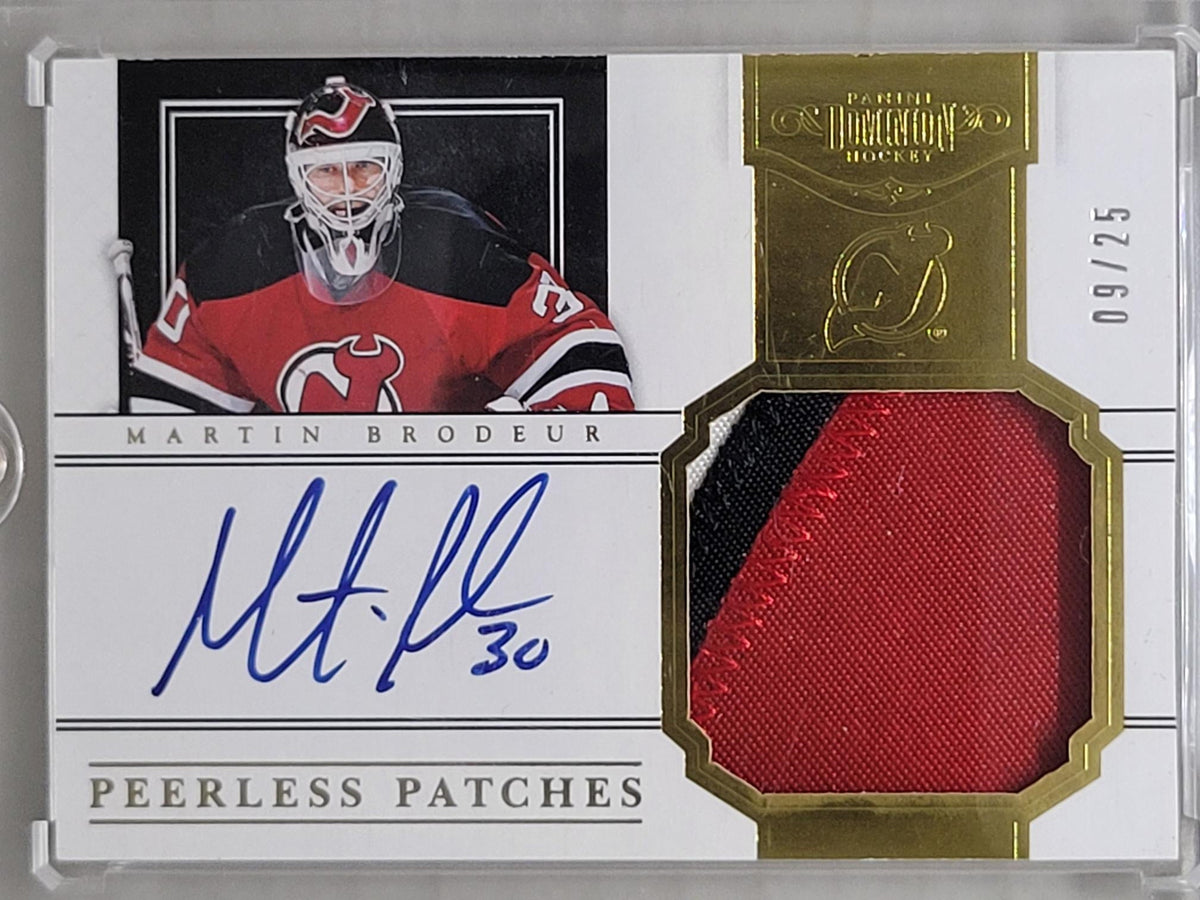2013-14 Panini Dominion Martin Brodeur Peerless Patches #09/50
