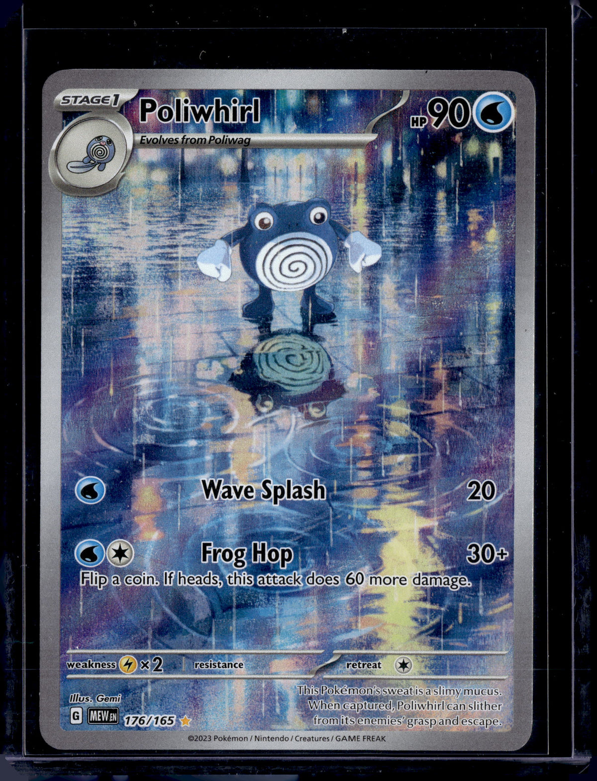 2023 SV: 151 Poliwhirl Illustration Rare 176/165