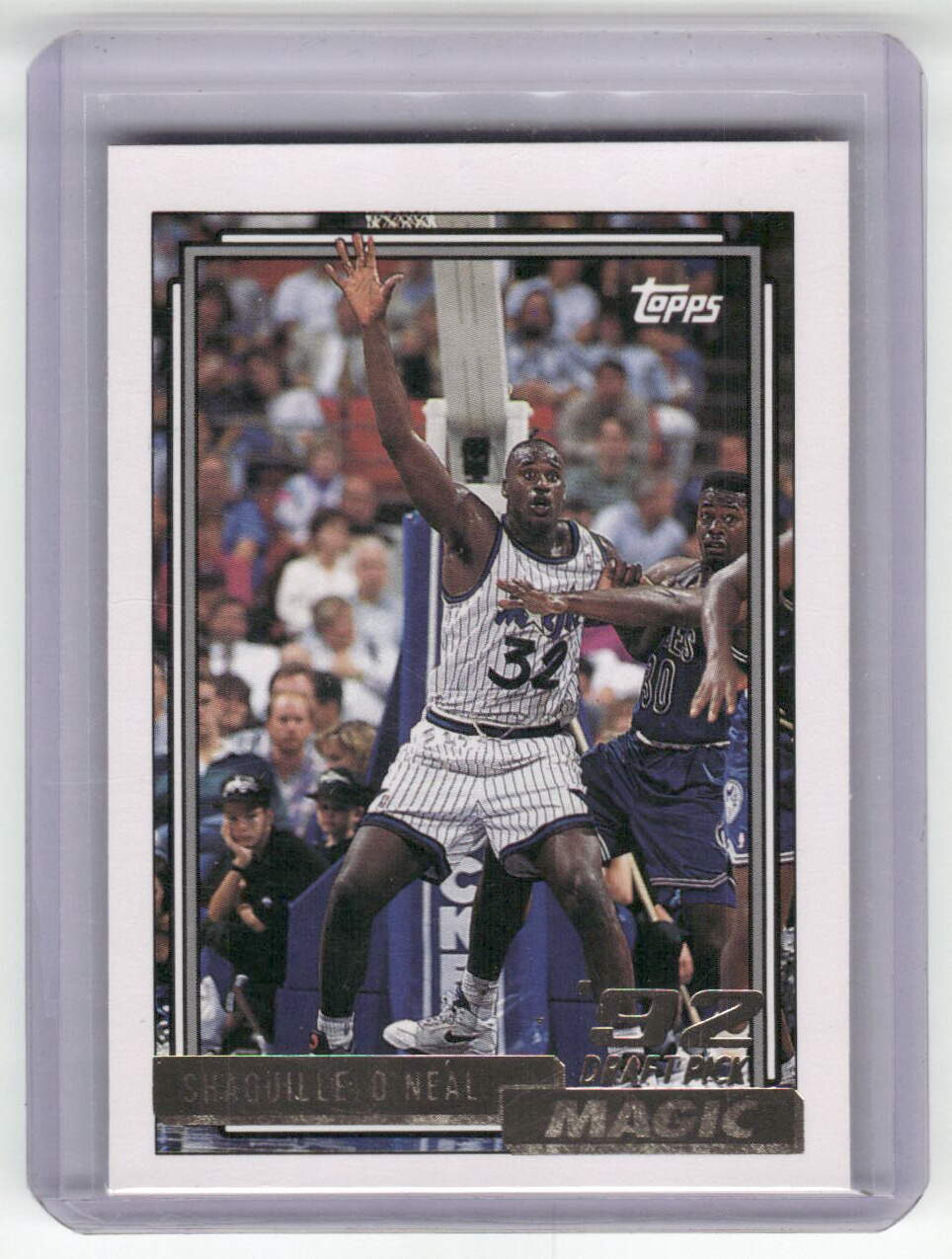 Shaquille O'Neal 1992-93 Topps #362 Gold Rookie Orlando Magic RC