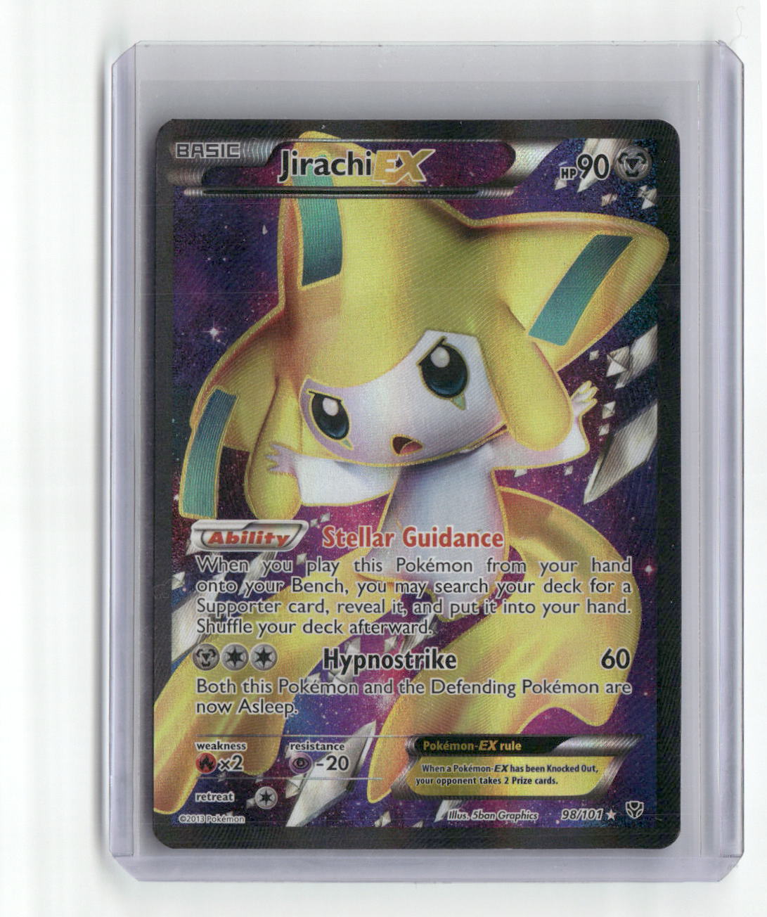 Jirachi EX (98 Full Art) 98/101 Plasma Blast Holo