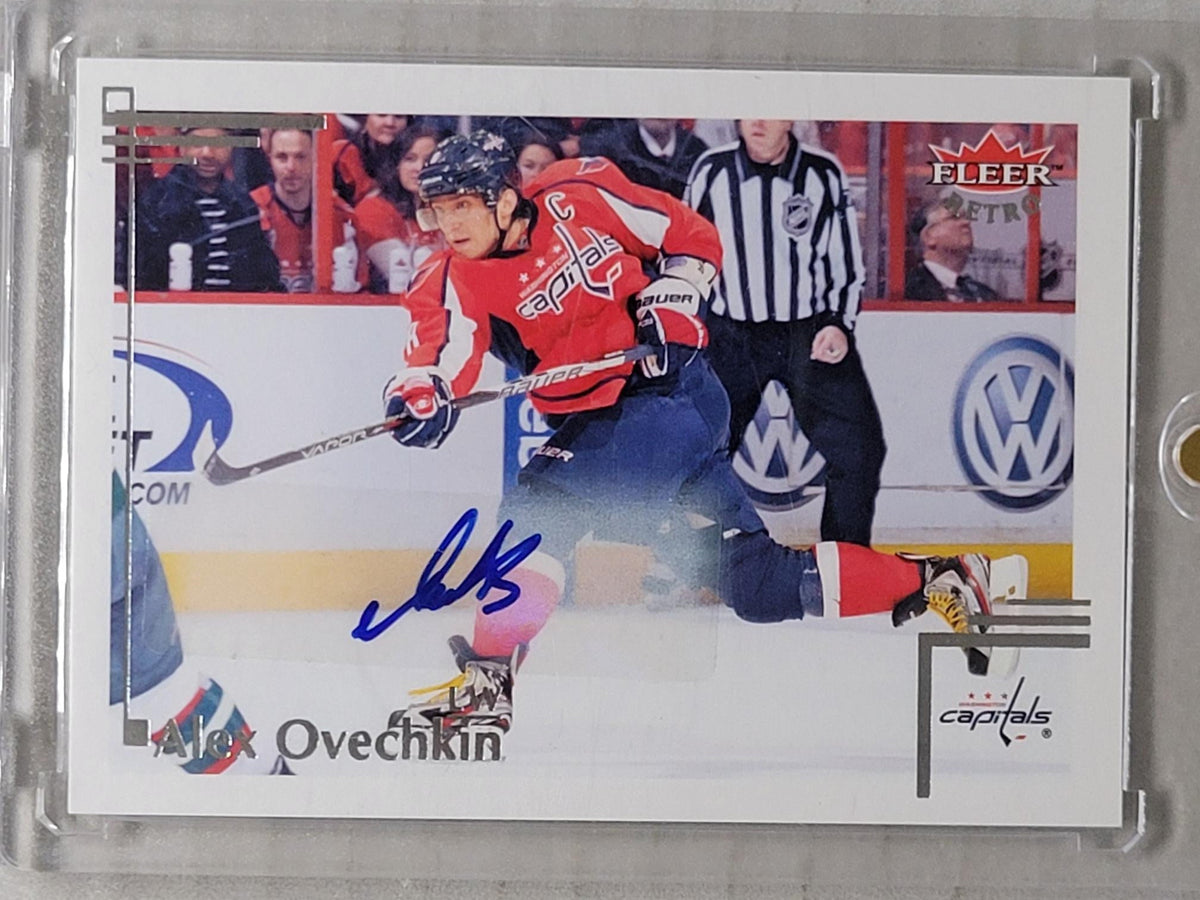 2012-13 UD Fleer Retro Alex Ovechkin Auto SP #4