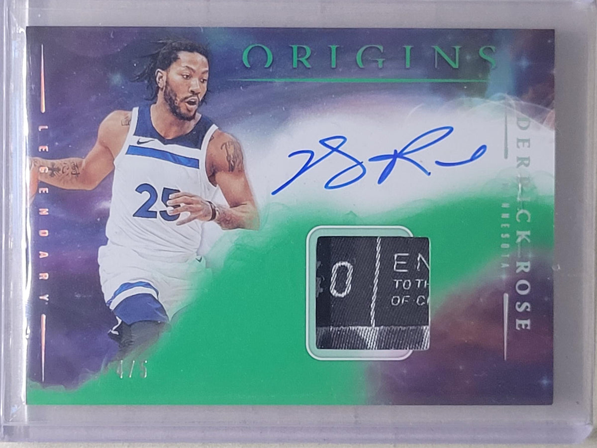 2025-26 Origins Derrick Rose Laundry Tag Auto /5