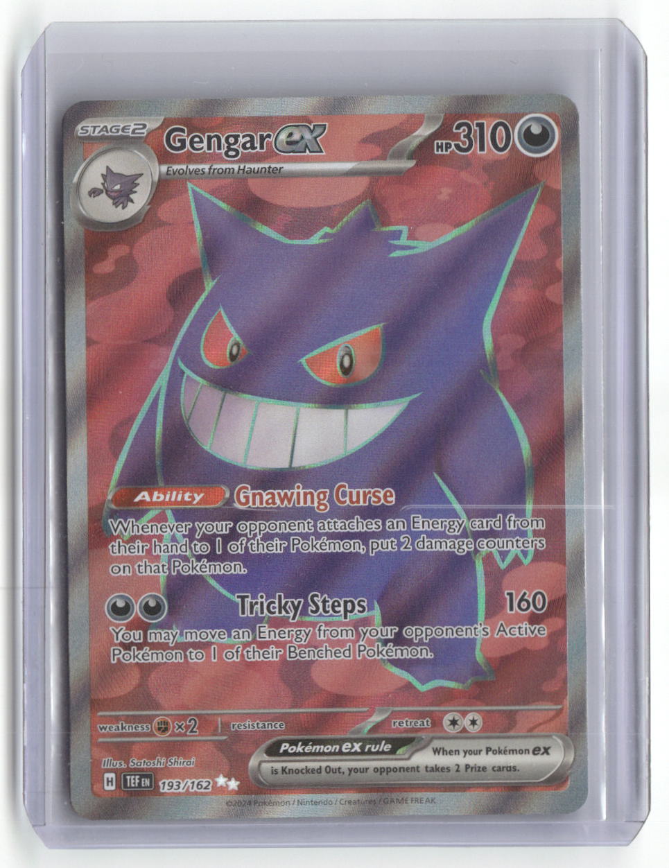 2024 Temporal Forces Gengar ex Ultra Rare 193/162