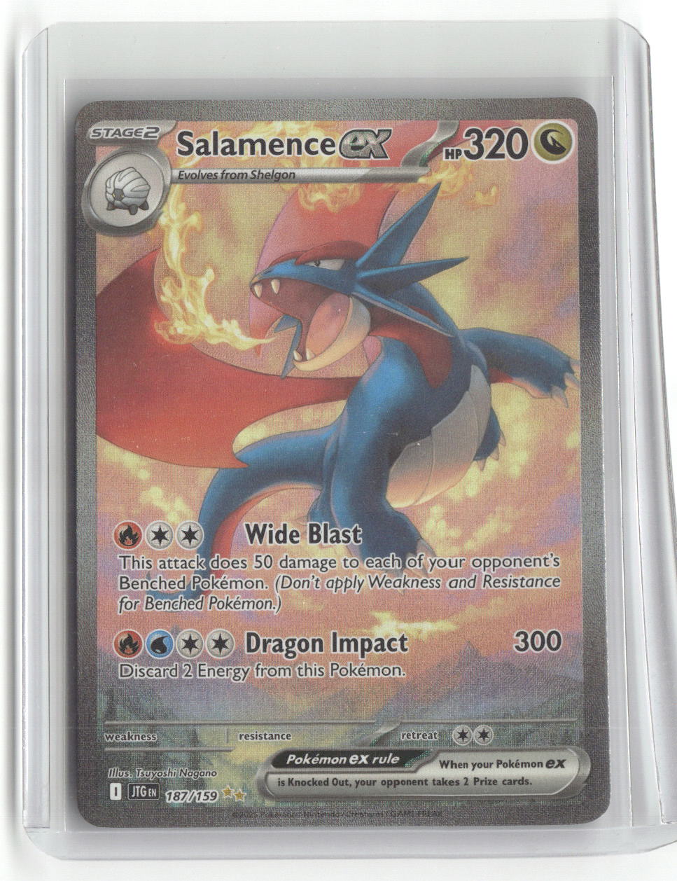 2025 Journey Together Salamence ex SIR 187/159