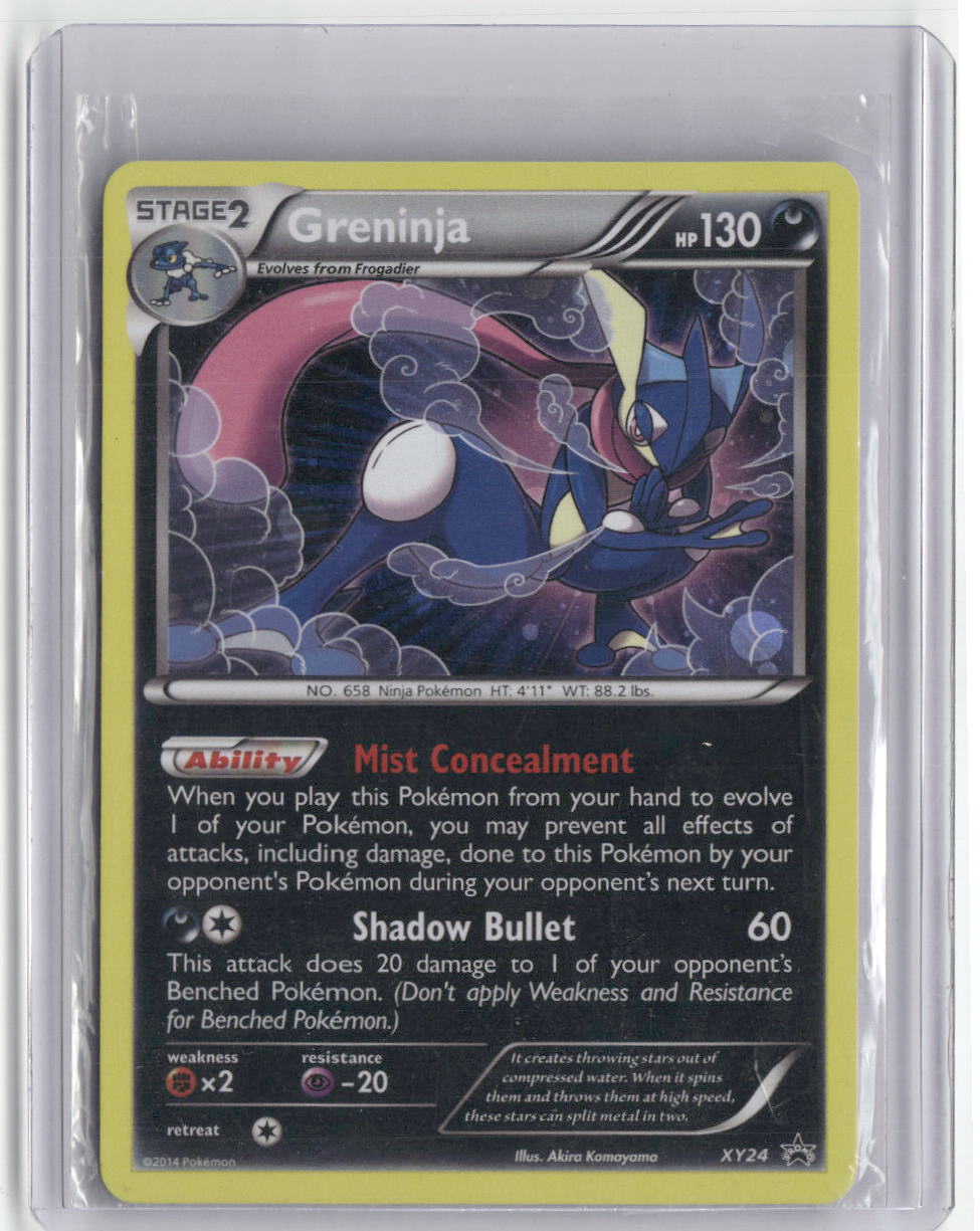 2014Pokémon Greninja XY24 SV Black Star Promo Holo