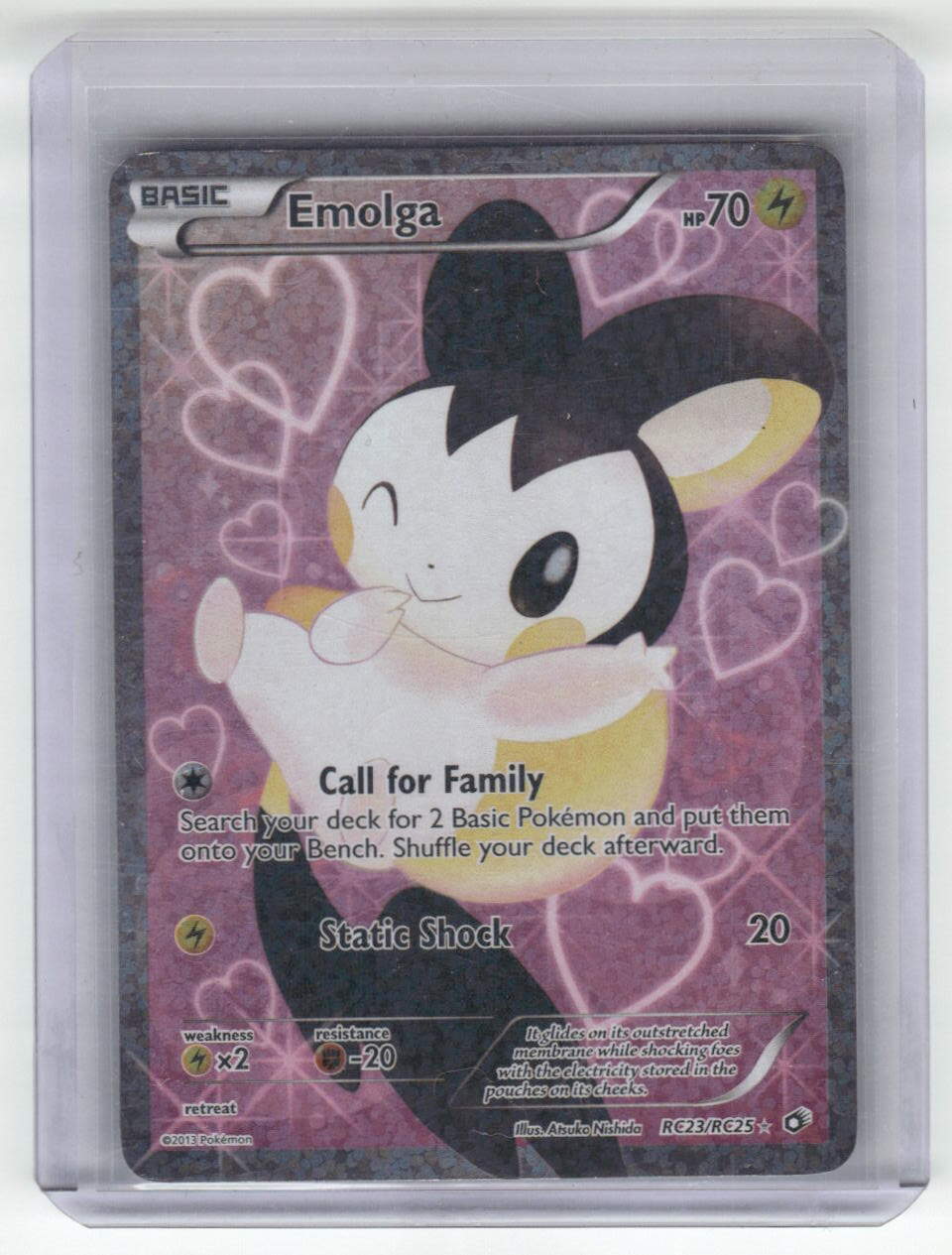 Emolga (Full) RC23/RC25 Holo Legendary Treasures: Radiant Collection