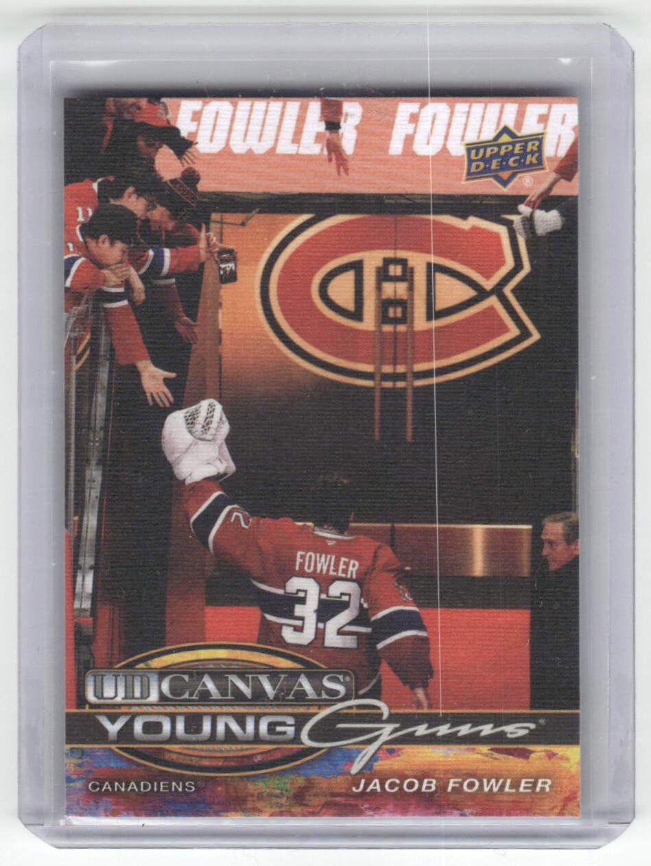 2025-26 Upper Deck Extended Young Guns Canvas Jacob Fowler Montreal Canadiens