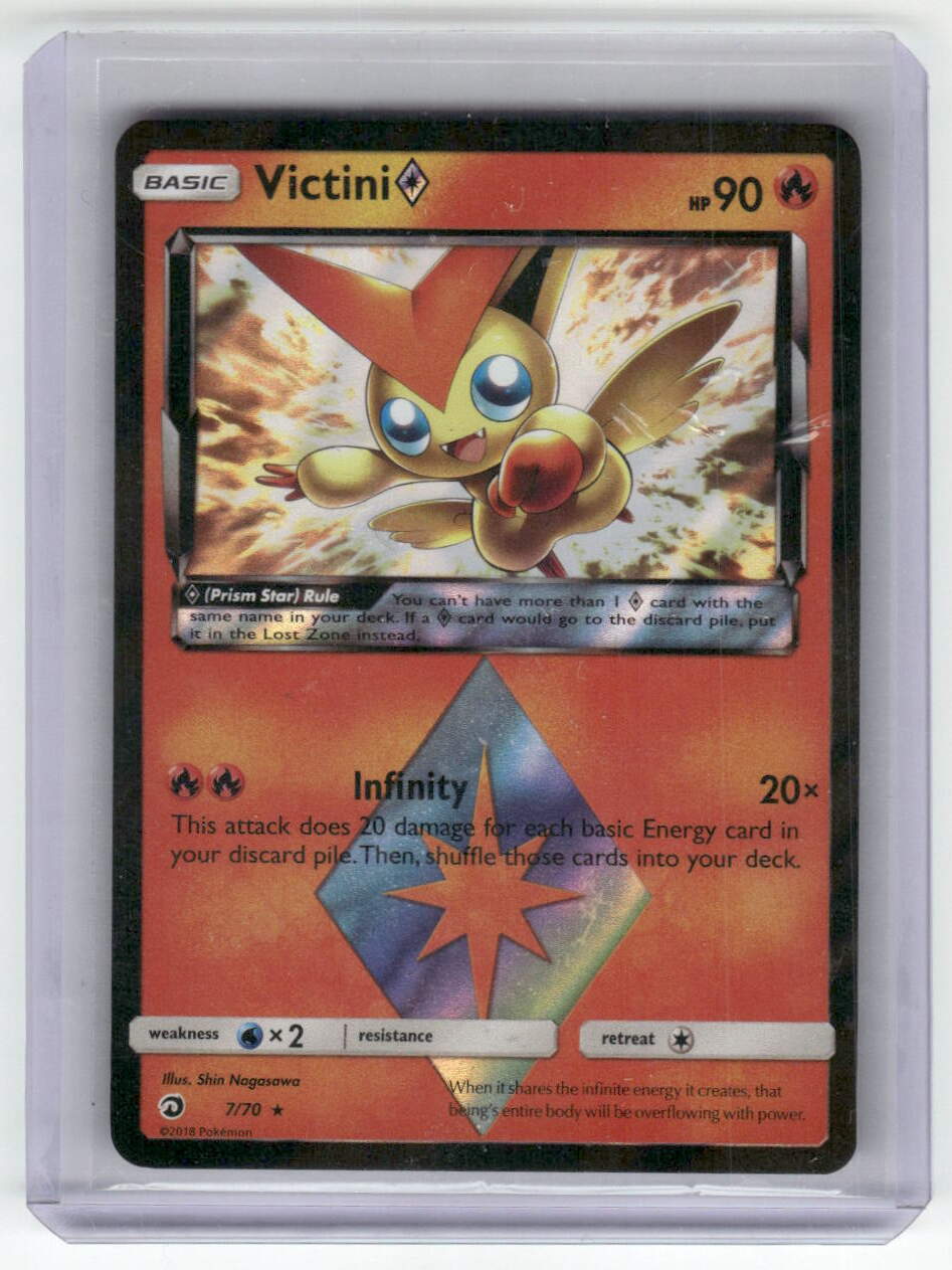 Victini Prism Star 7/70 Lost Thunder Eng 2018 Holo