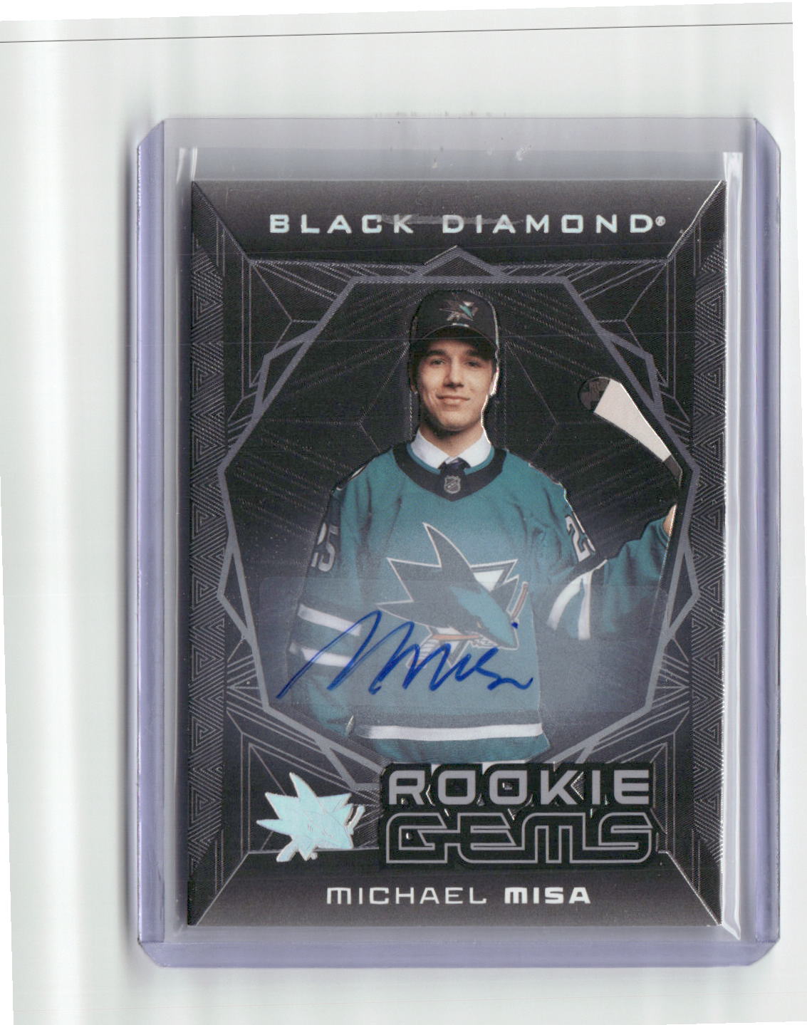 Michael Misa 2025-26 Black Diamond Rookie Gems Signature /25