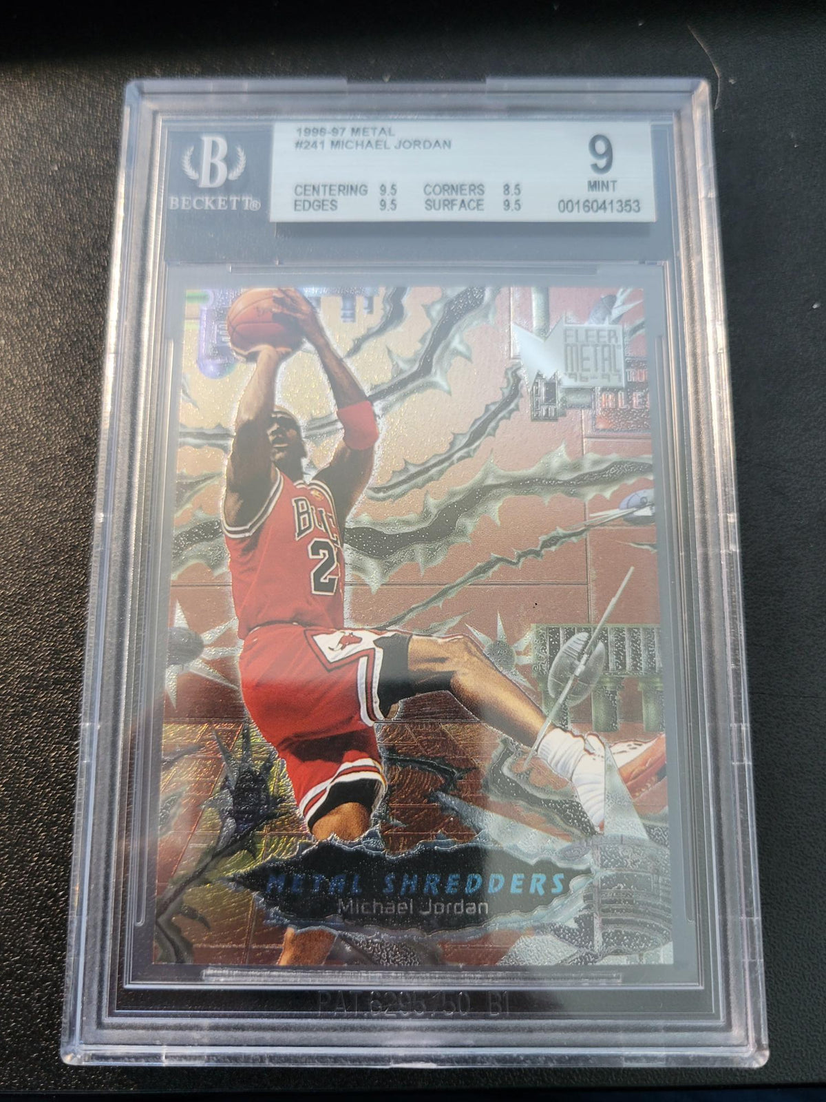 1996-97 Fleer Metal - Metal Shredders Michael Jordan #241 BGS9