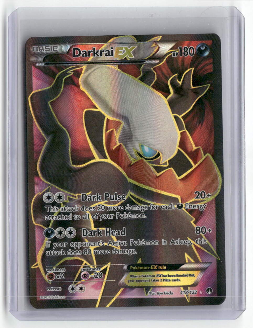 2016  BREAKpoint Darkrai EX Ultra Rare 118/122