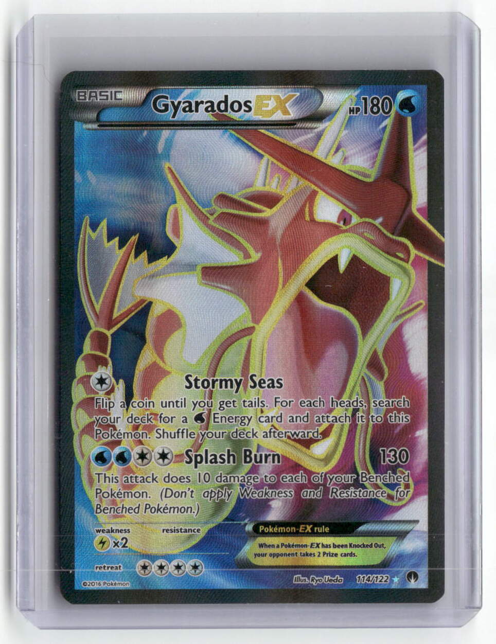2016 BREAKpoint Gyarados EX Ultra Rare 114/122