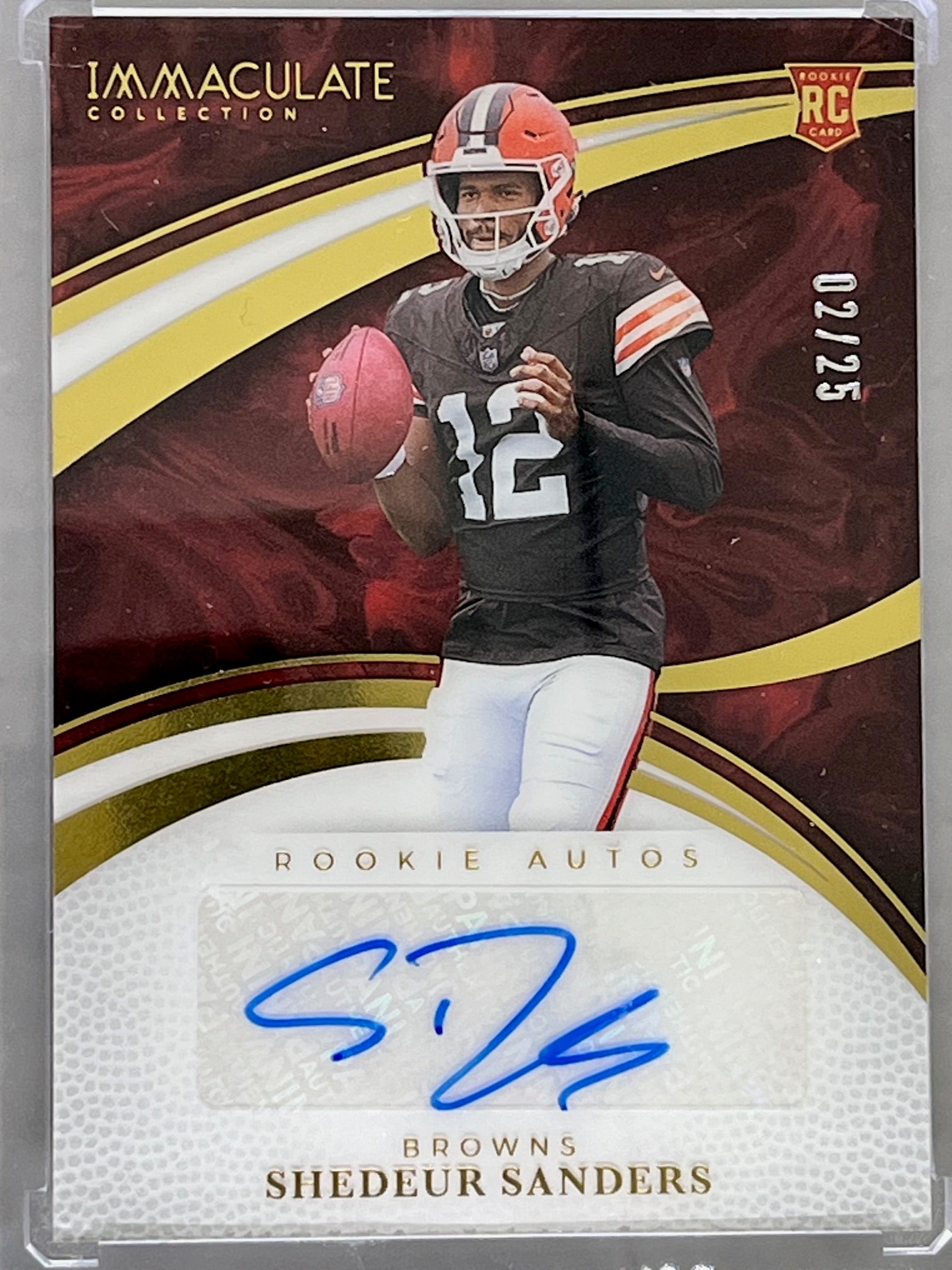2025 Panini Immaculate Shedeur Sanders Gold /25