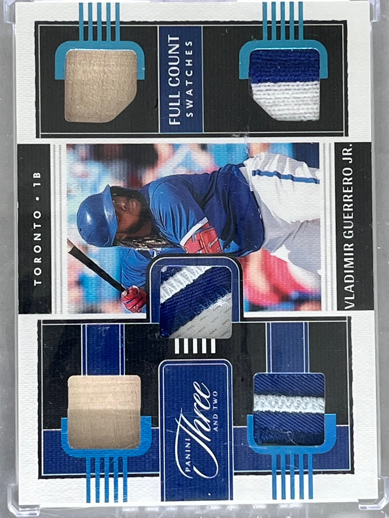 2022 Panini Three and Two Full Count Swatches Vladimir Guerrero Jr. 1/1
