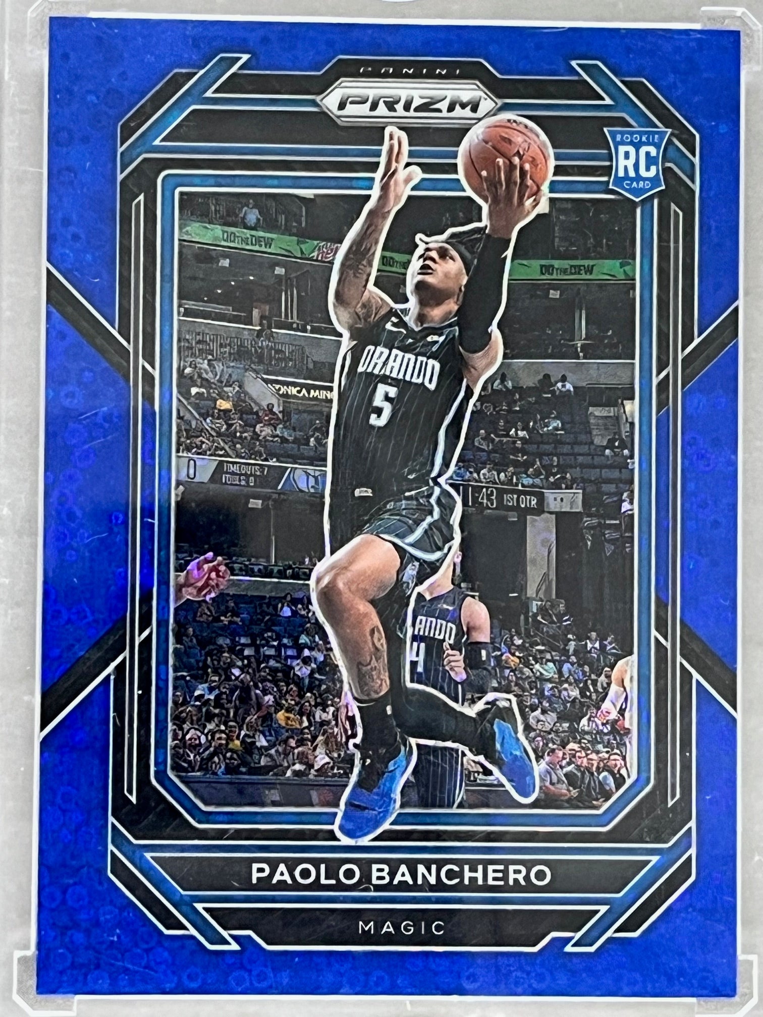 2022 Panini Prizm #249 Paolo Banchero Rookie Fast Break Blue #/150