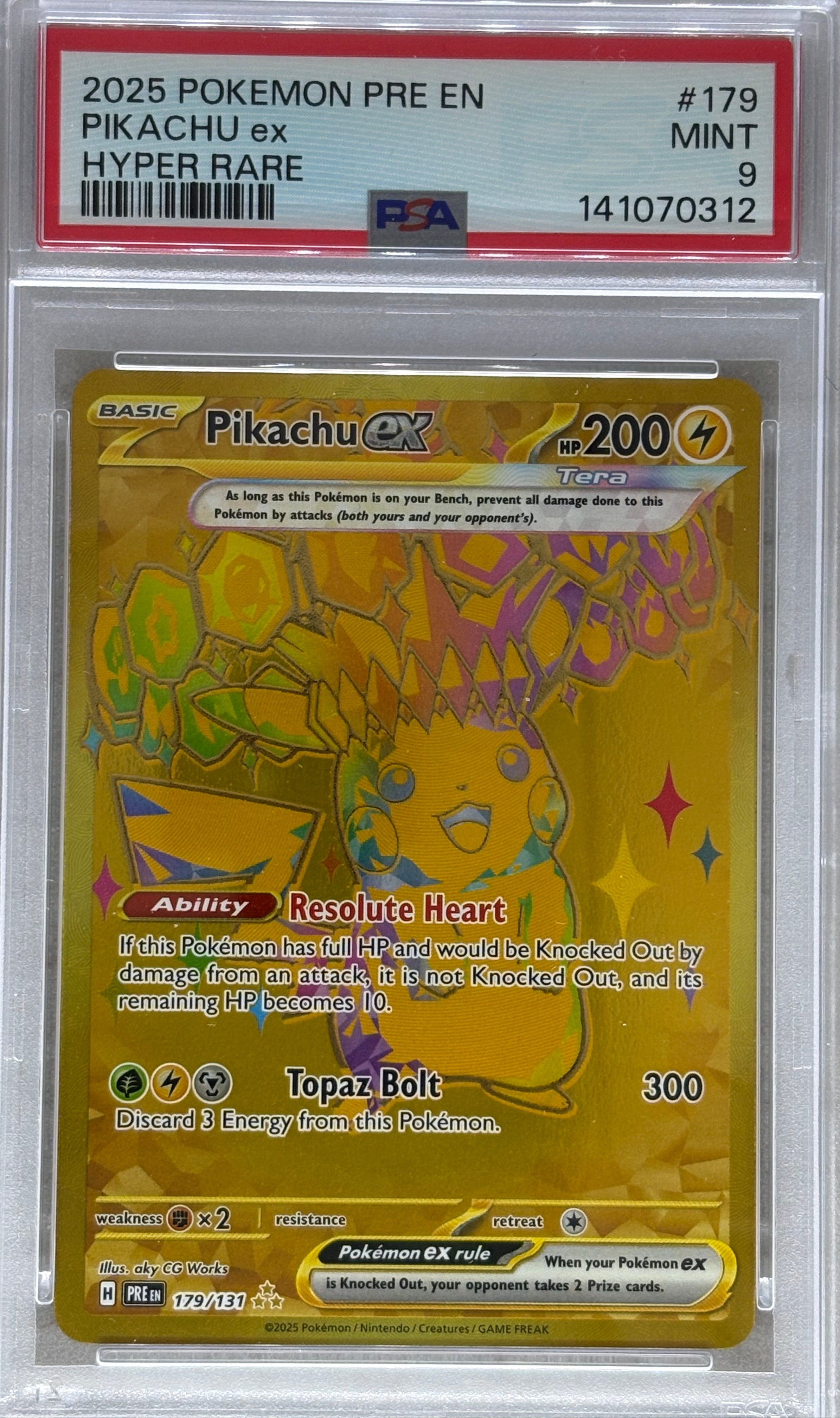 pokemon black and white new cards 2025 Pokemon Pre EN Hyper Rare Pikachu EX PSA 9