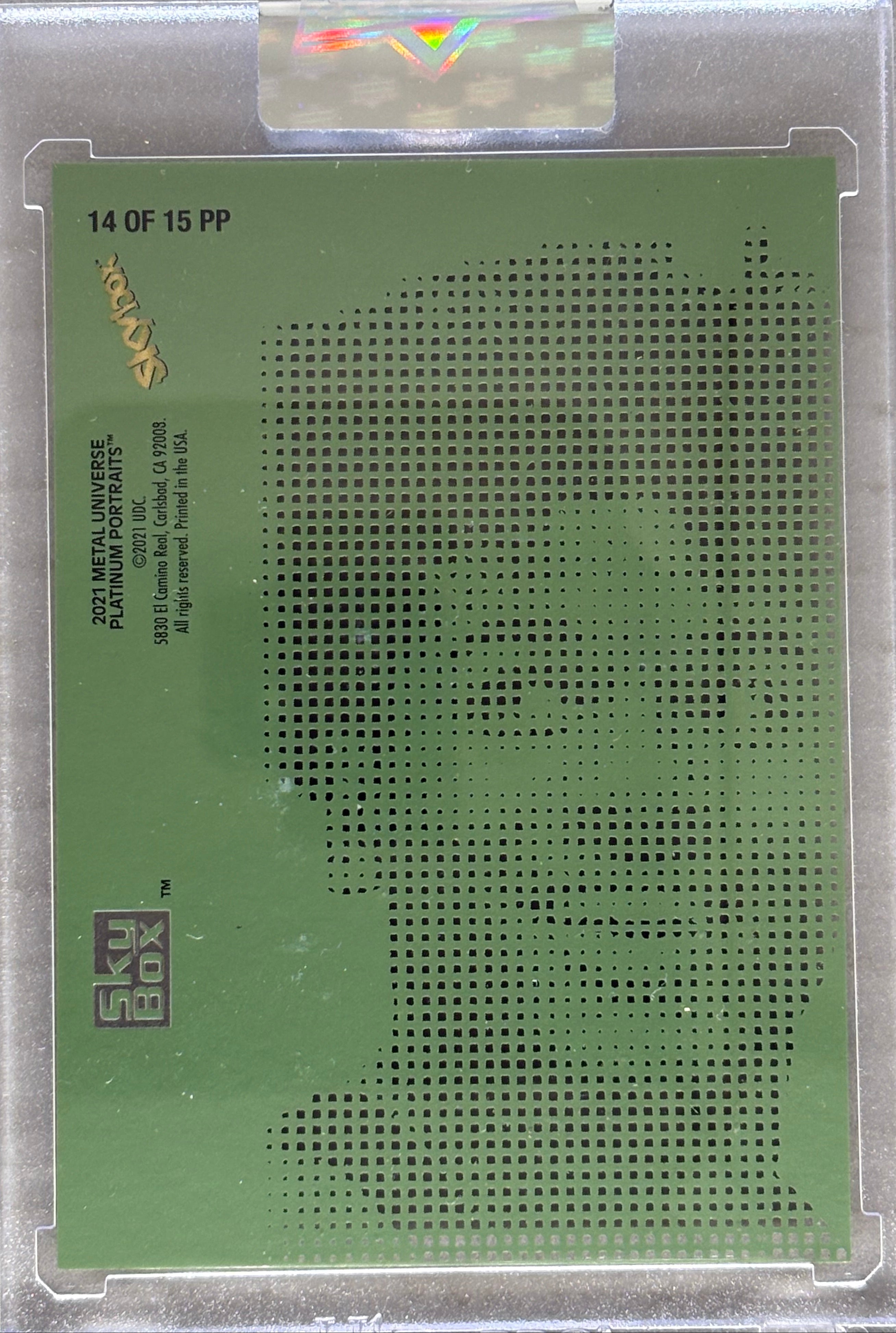 2021 Metal Universe Platinum Portraits Green SSP Jalen Green 14 of 15 PP