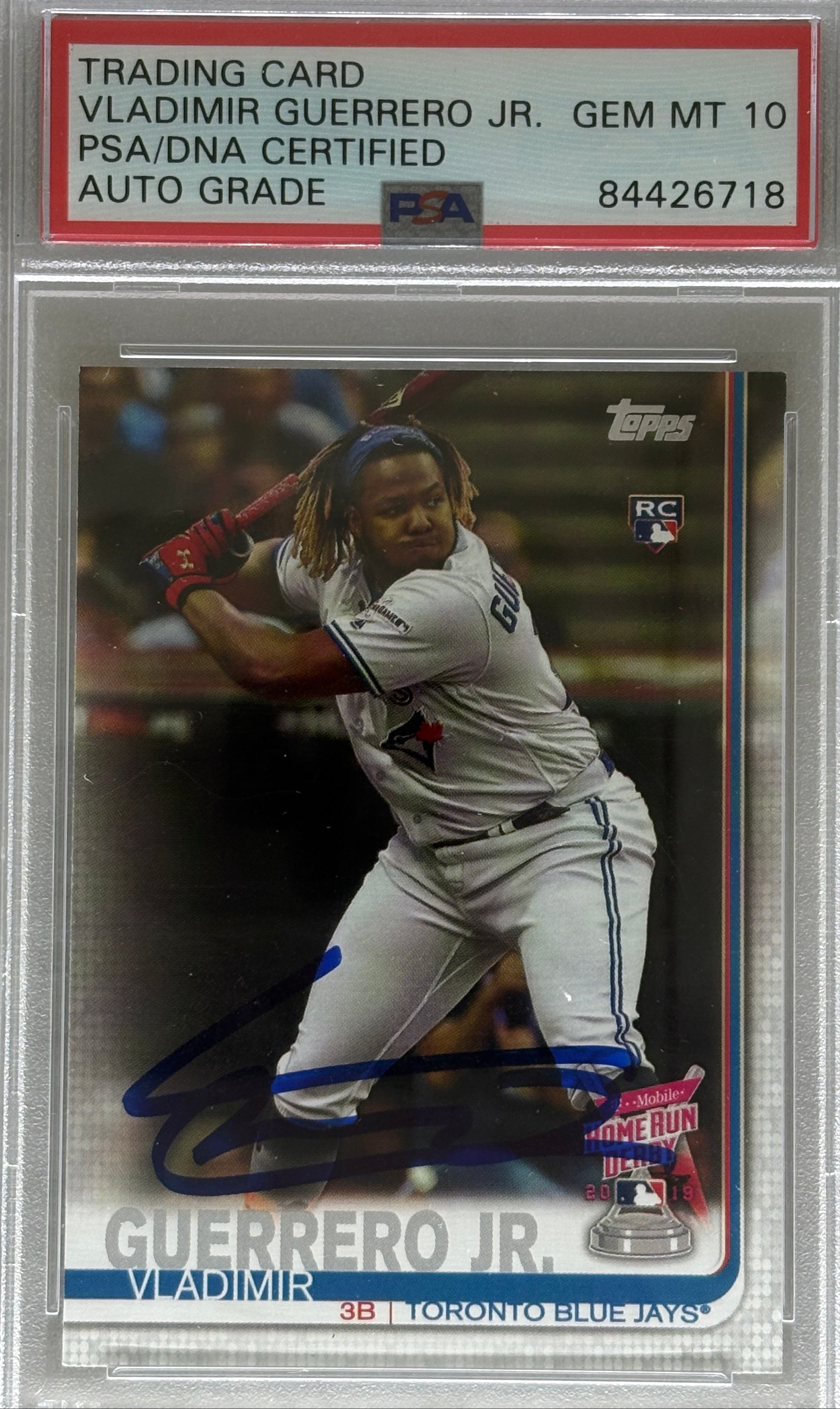 2019 Topps Vladimir Guerrero Jr. IP Auto PSA 10