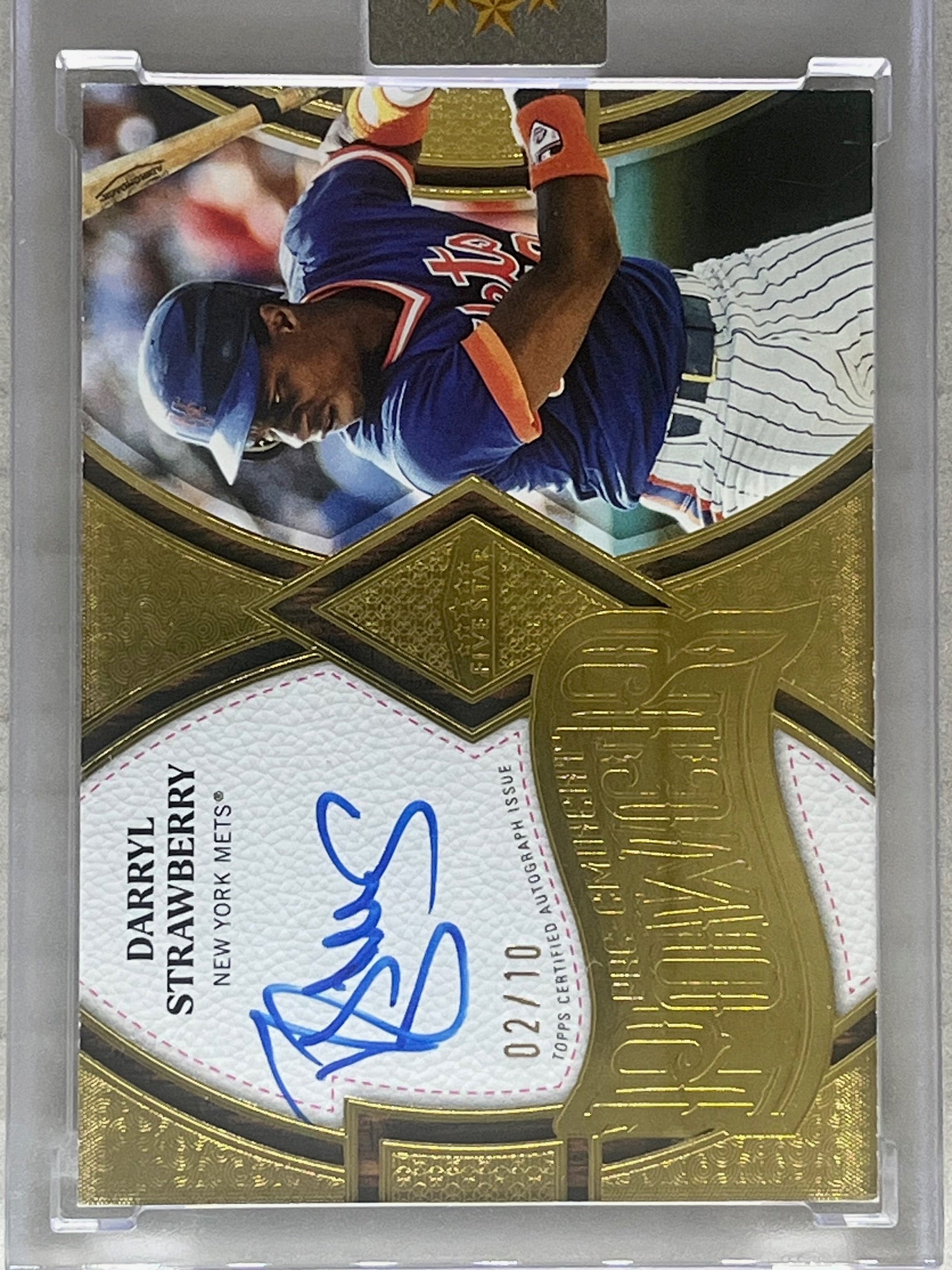 2025 Topps Five Star Darryl Strawberry Pre-Eminent Power Auto /10