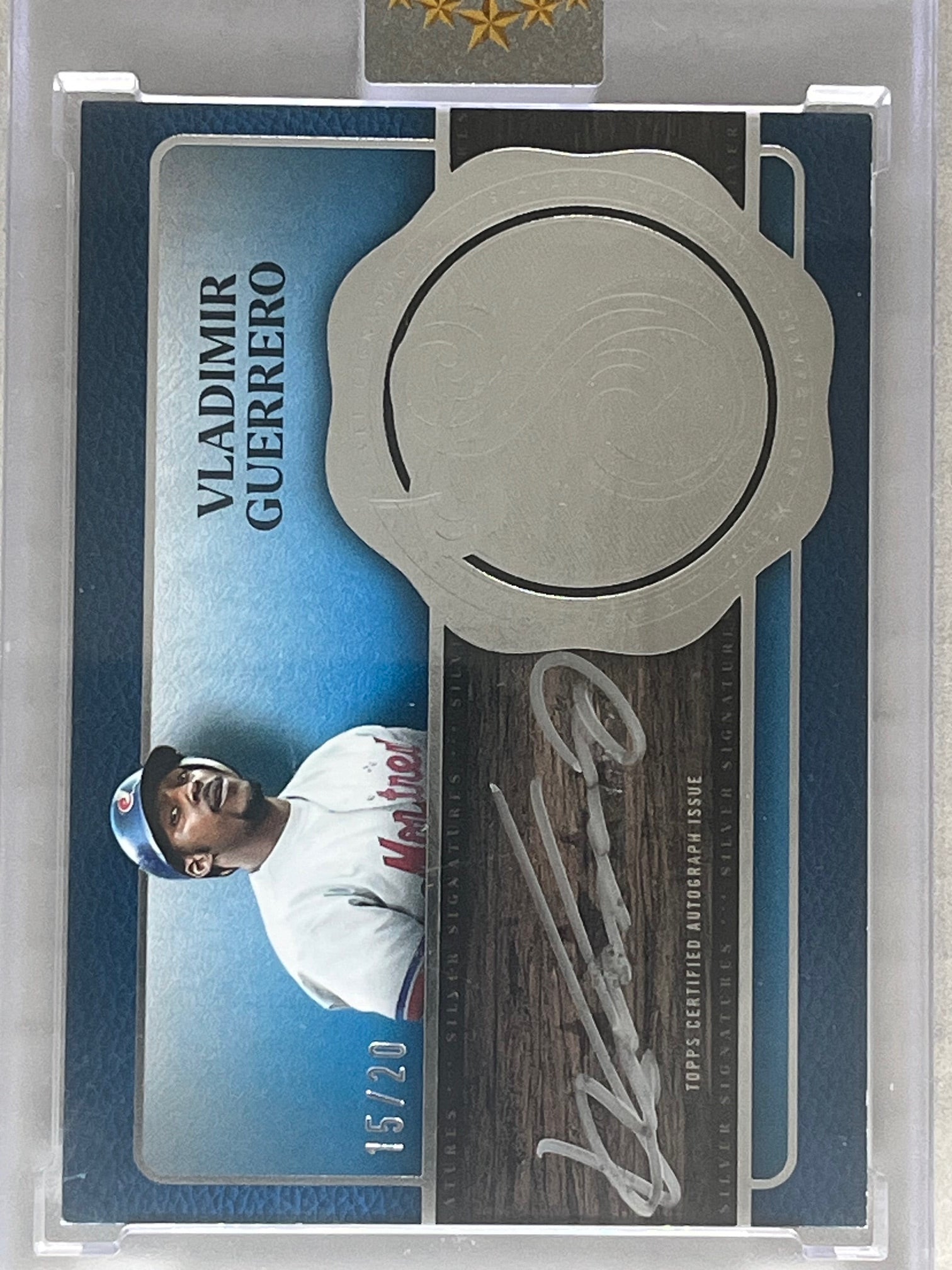 2025 Topps Five Star Silver Signatures Vladimir Guerrero #FSS-VG Blue /20