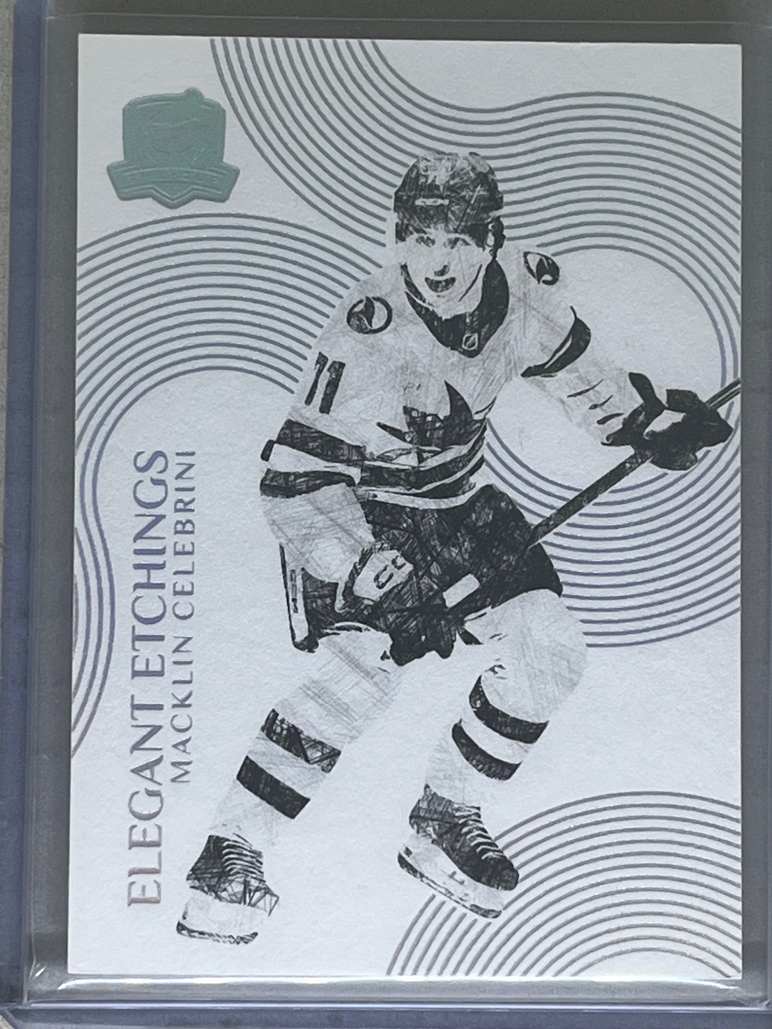2024-25 Upper Deck The Cup Macklin Celebrini Elegant Etchings /199