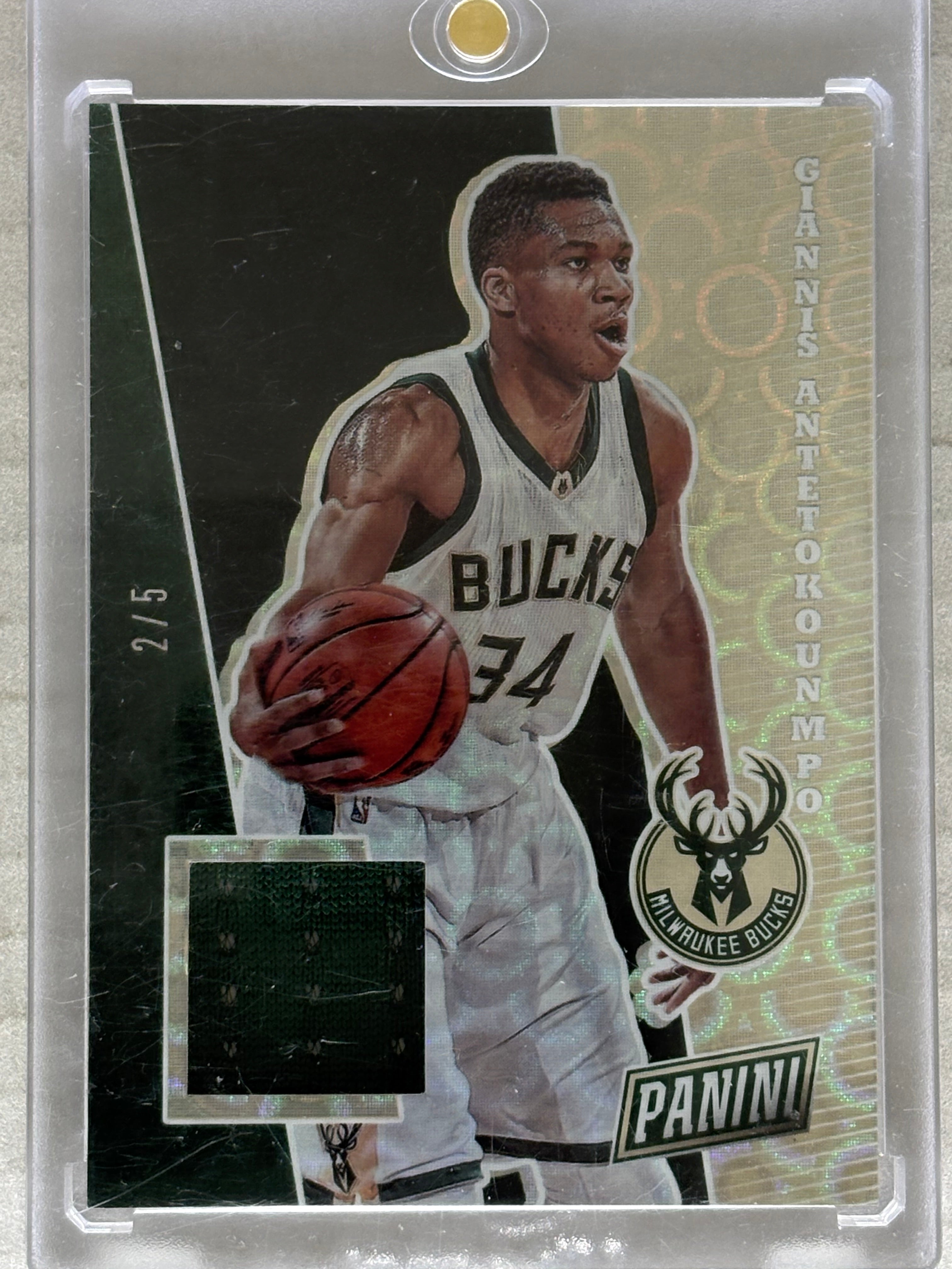 2017 Panini The National Giannis Antetokounmpo Patch /5