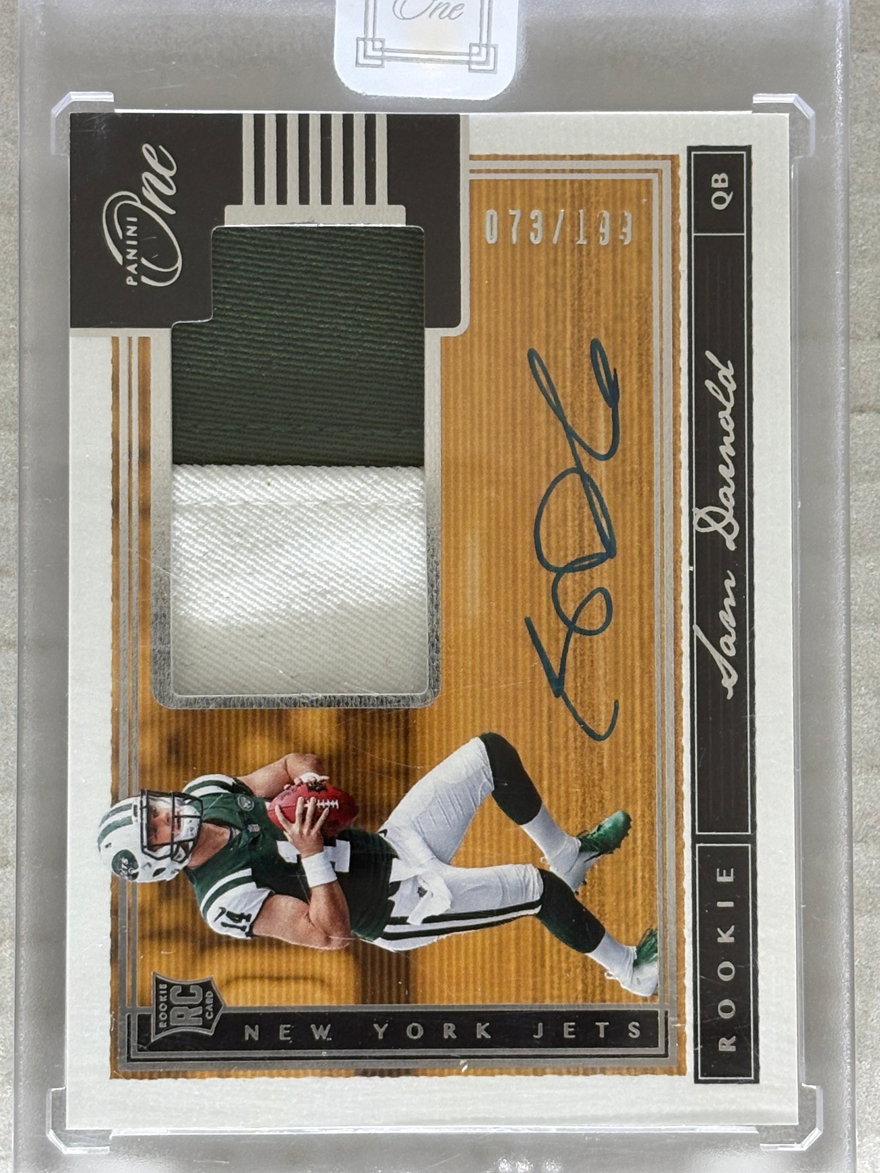2018 Panini One Rookie Auto Patch /199 Sam Darnold