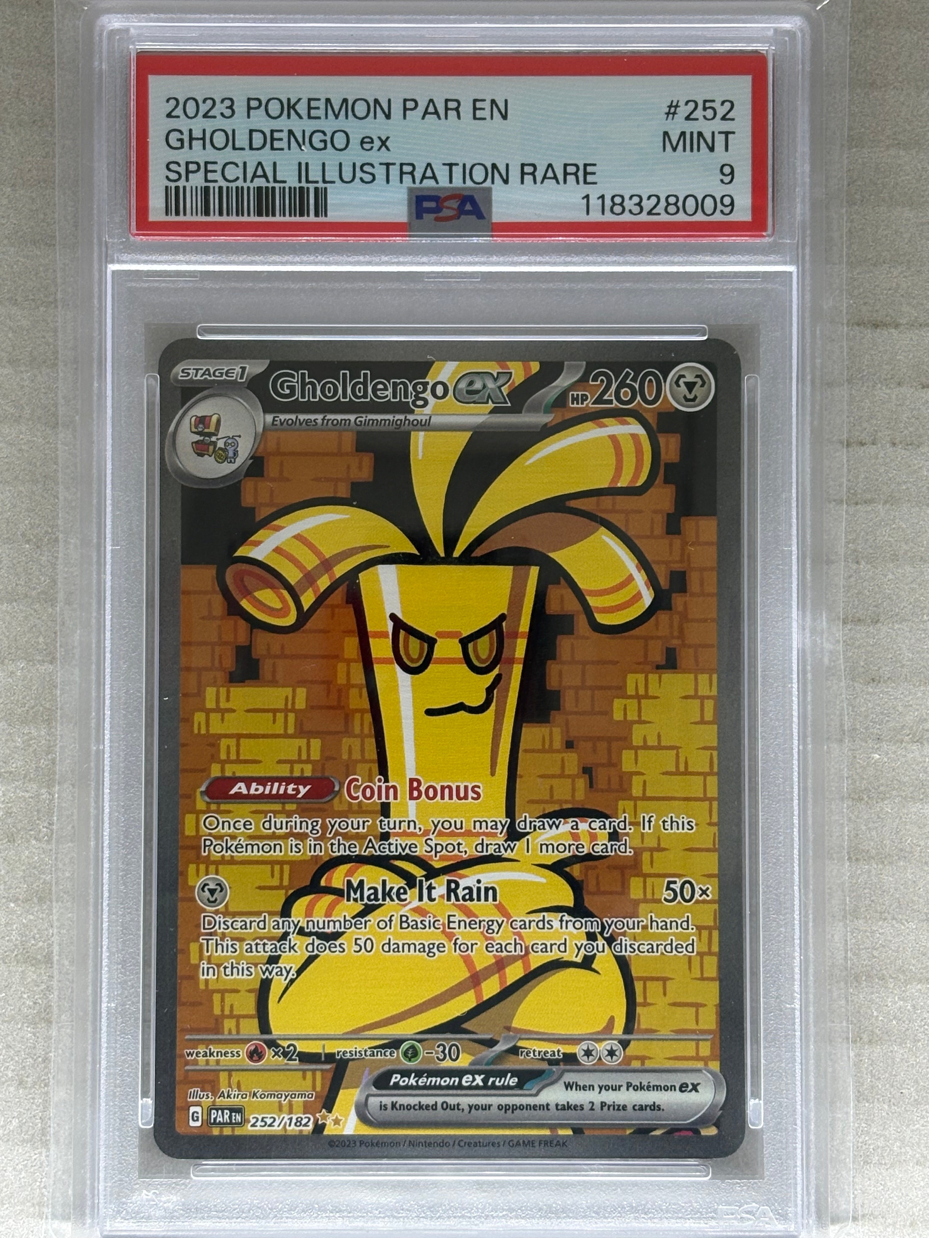 2023 Paradox Rift Gholdengo SIR PSA 9