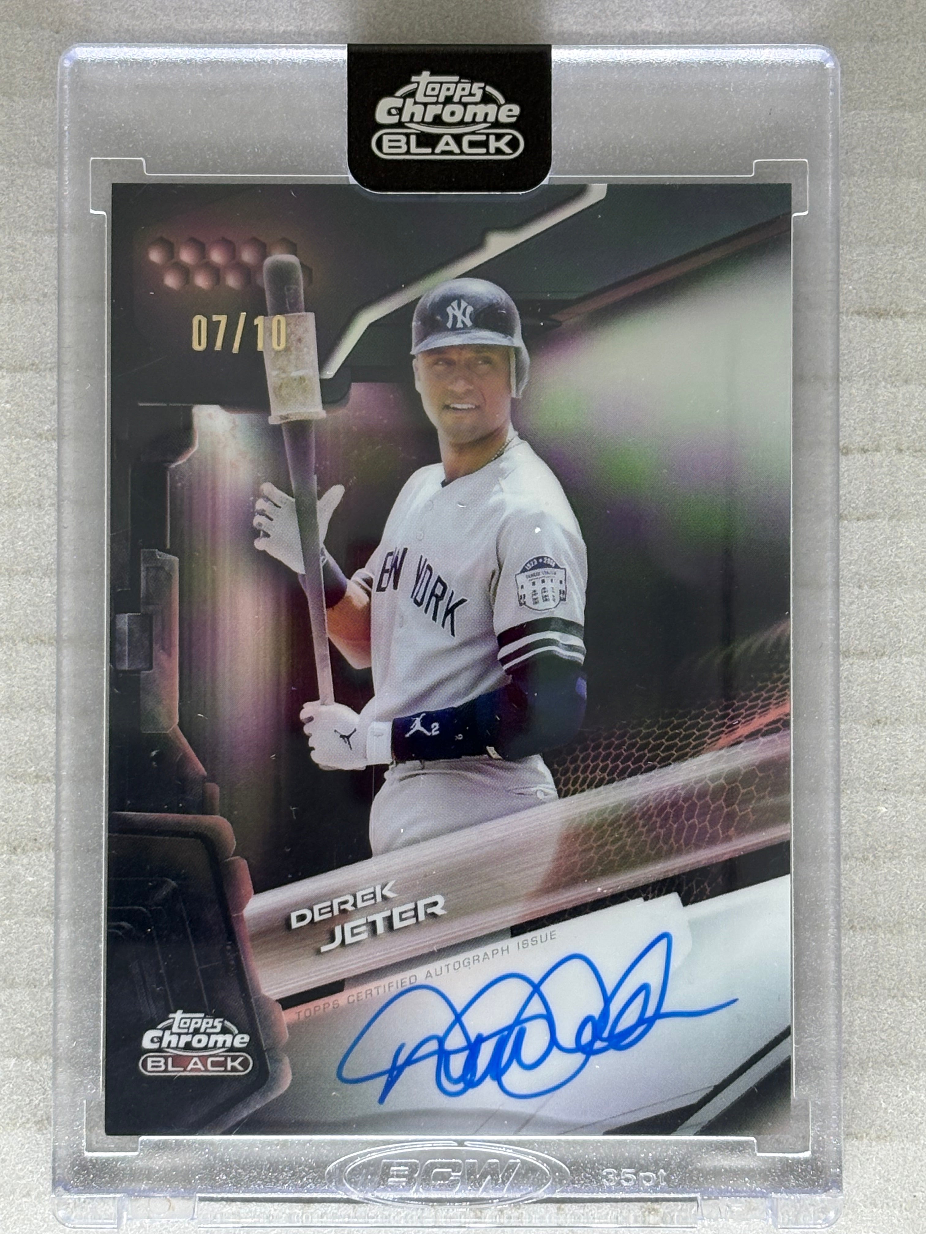 2026 Topps Chrome Black Autograph /10 Derek Jeter