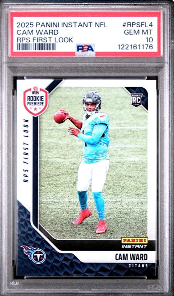 2025 Panini Instant NFL Cam Ward RPS First Look PSA 10