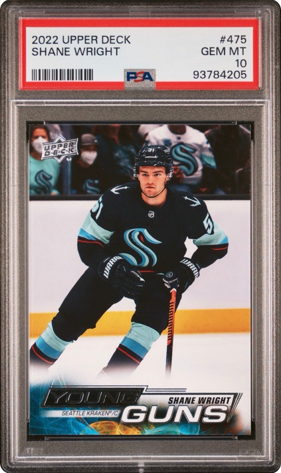2022 Upper Deck Young Guns Shane Wright PSA 10