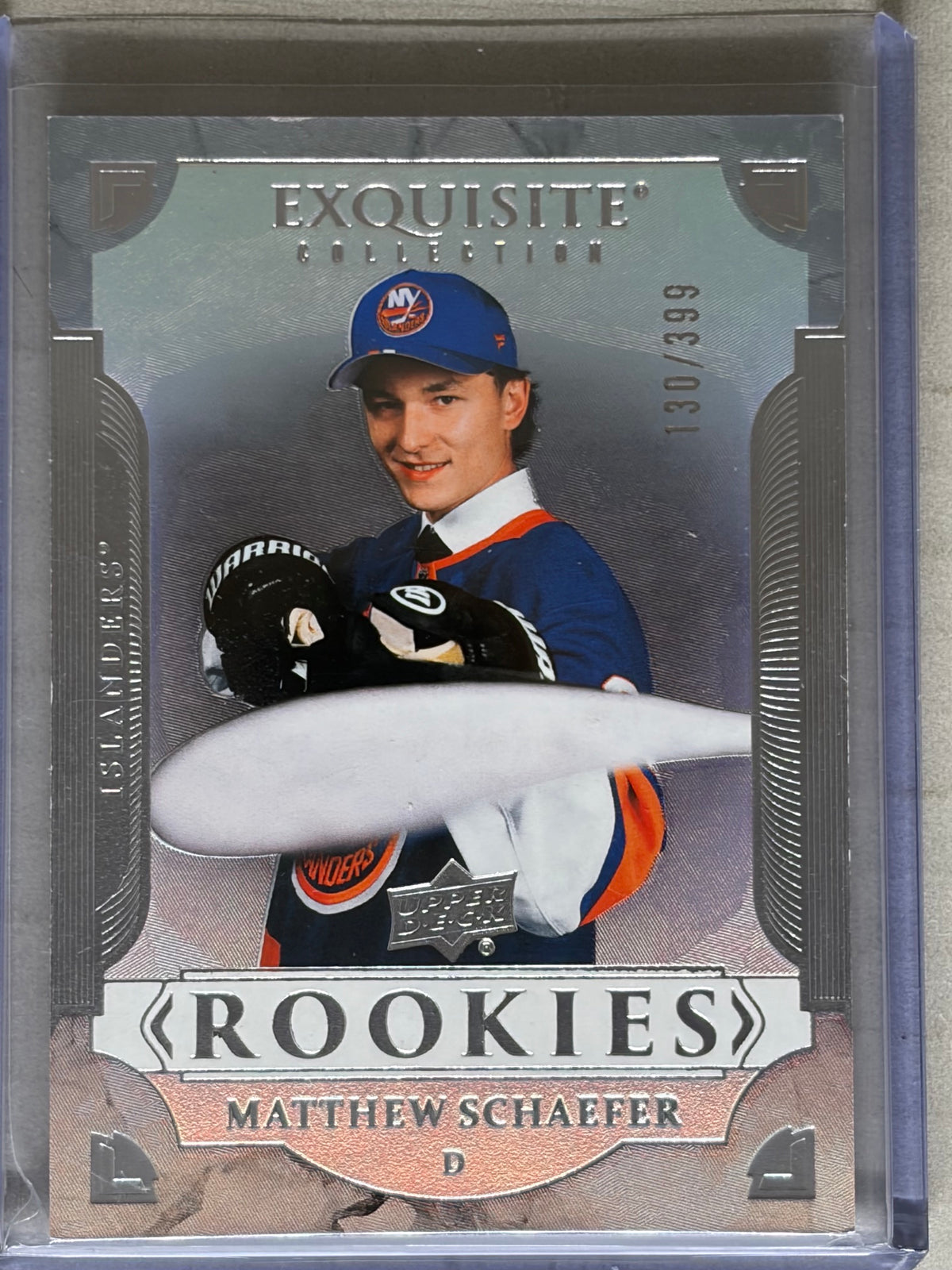 2025-26 Upper Deck Exquisite Collection Matthew Schaefer Rookie /399